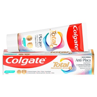 Pasta  de Dentes Total Anti-Placa Menta Fresca embalagem 75 ml - Colgate