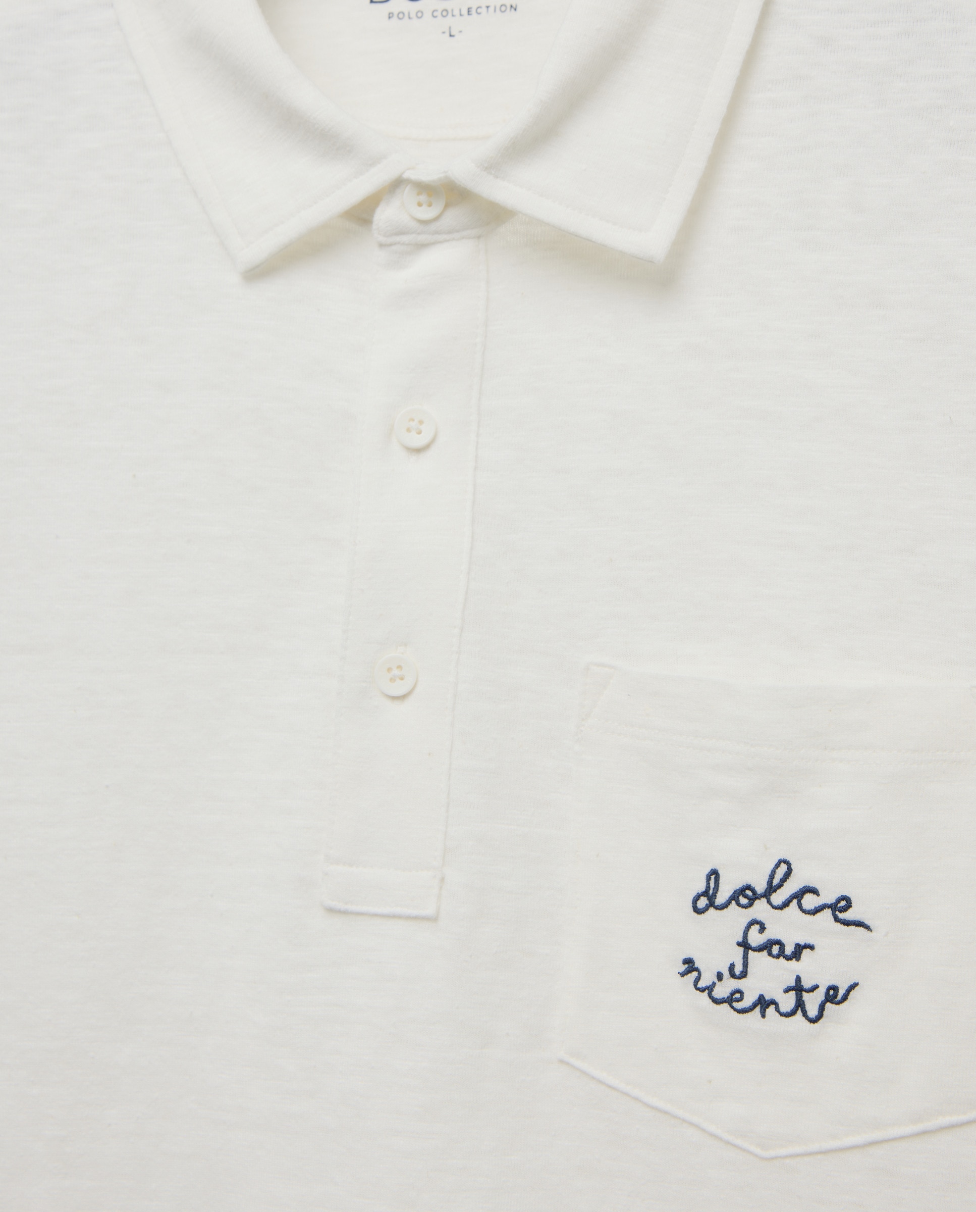 Polo de homem Branco-5