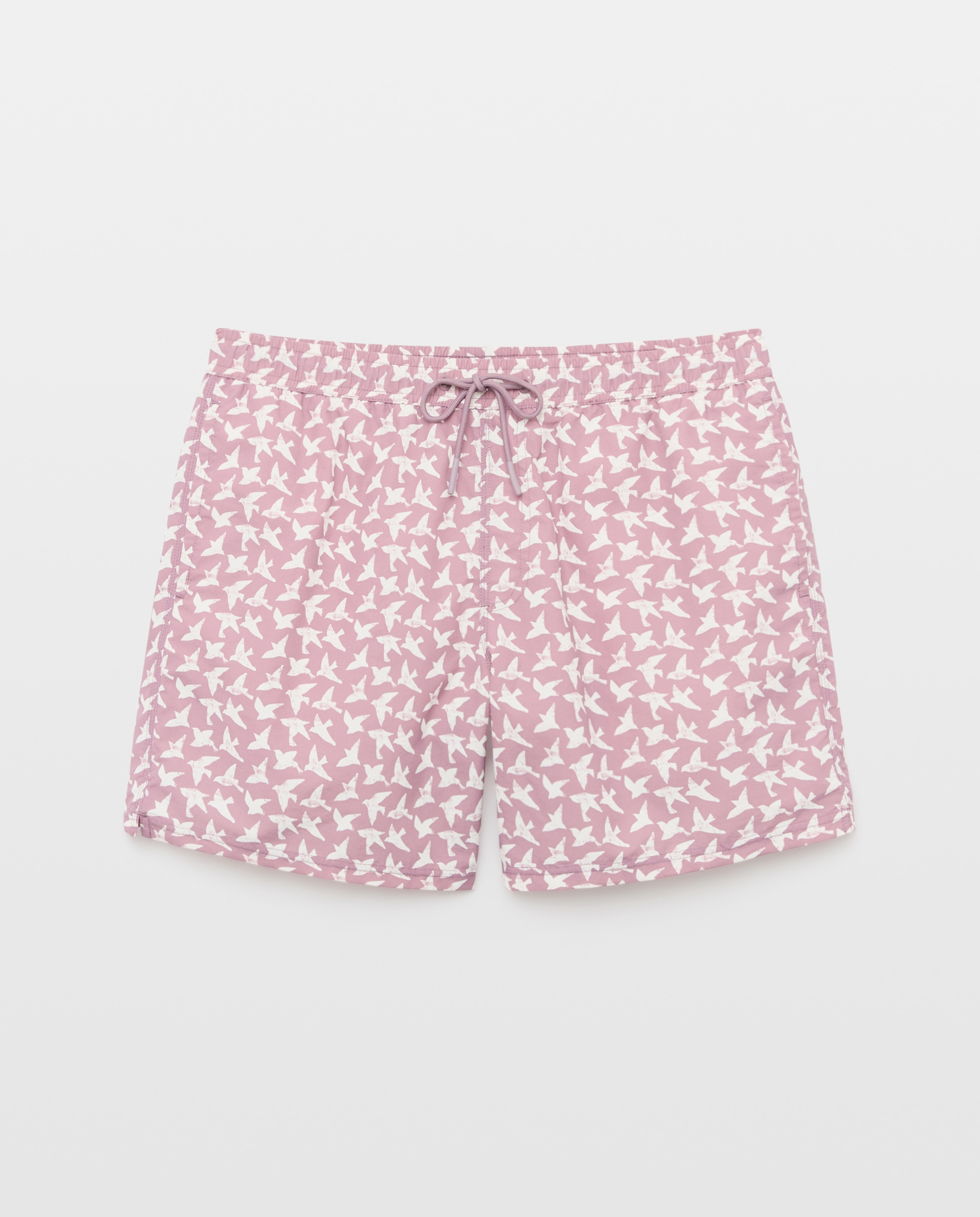 Bañador estampado pájaros hombre 282 Malva-3