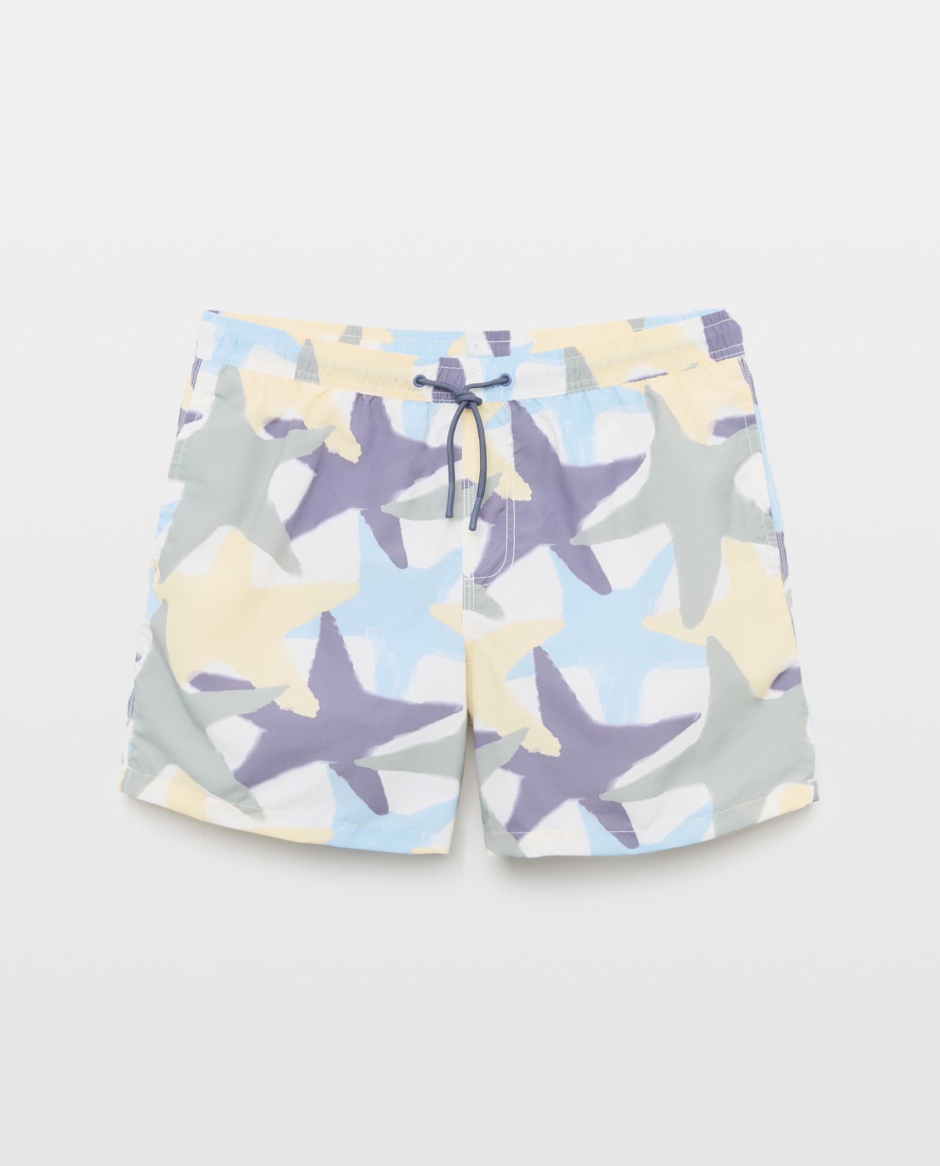 Bañador estampado estrella grande hombre 120 Crudo-3