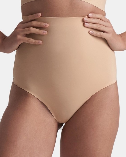 Imagem 0 de Tanga Adelgaçante de Cintura Subida de Controlo Ligeiro e Tecido Suave e Invisíveis