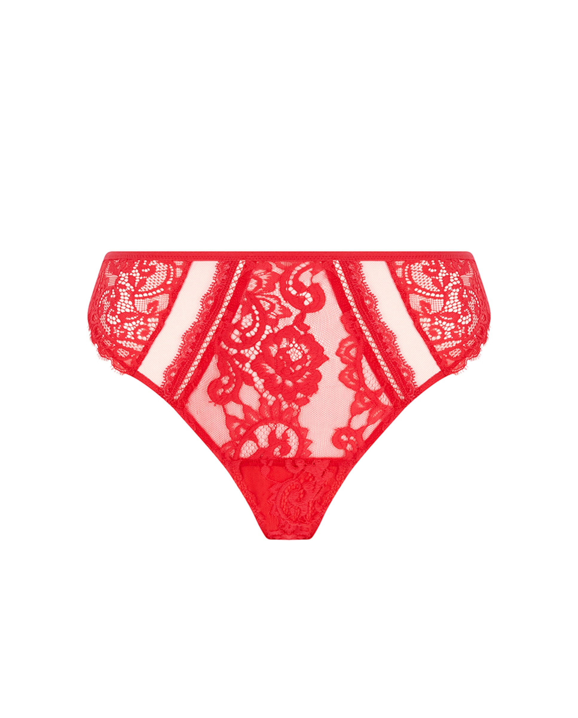 Cueca com Bordados e Rendas Rosa-3