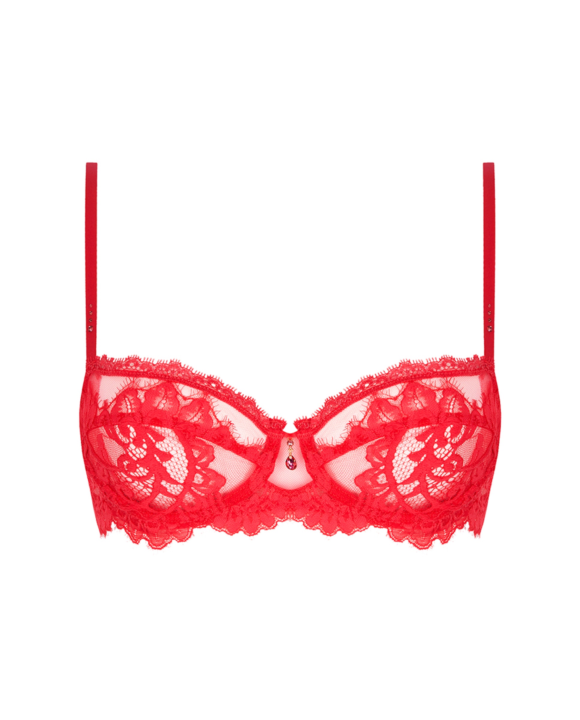 Soutien Balconette com Aros e sem Enchimento Rosa-4