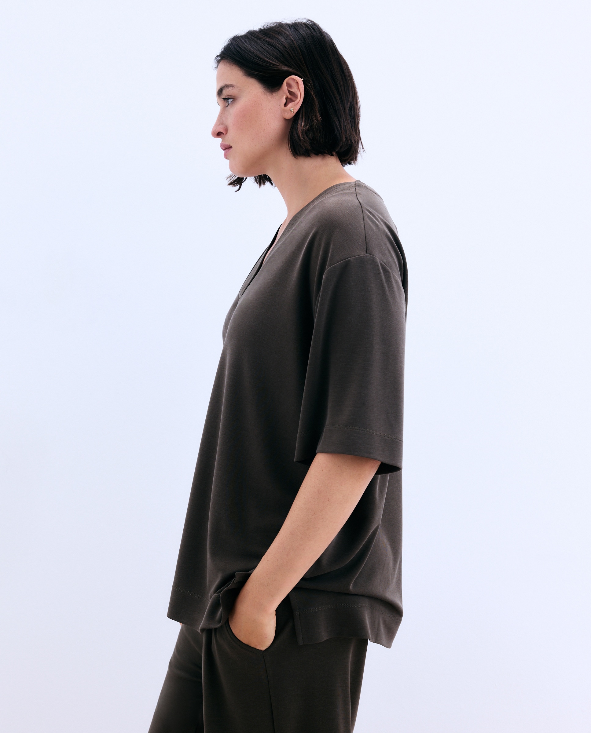 Imagem 0 de T-shirt de manga curta de mulher