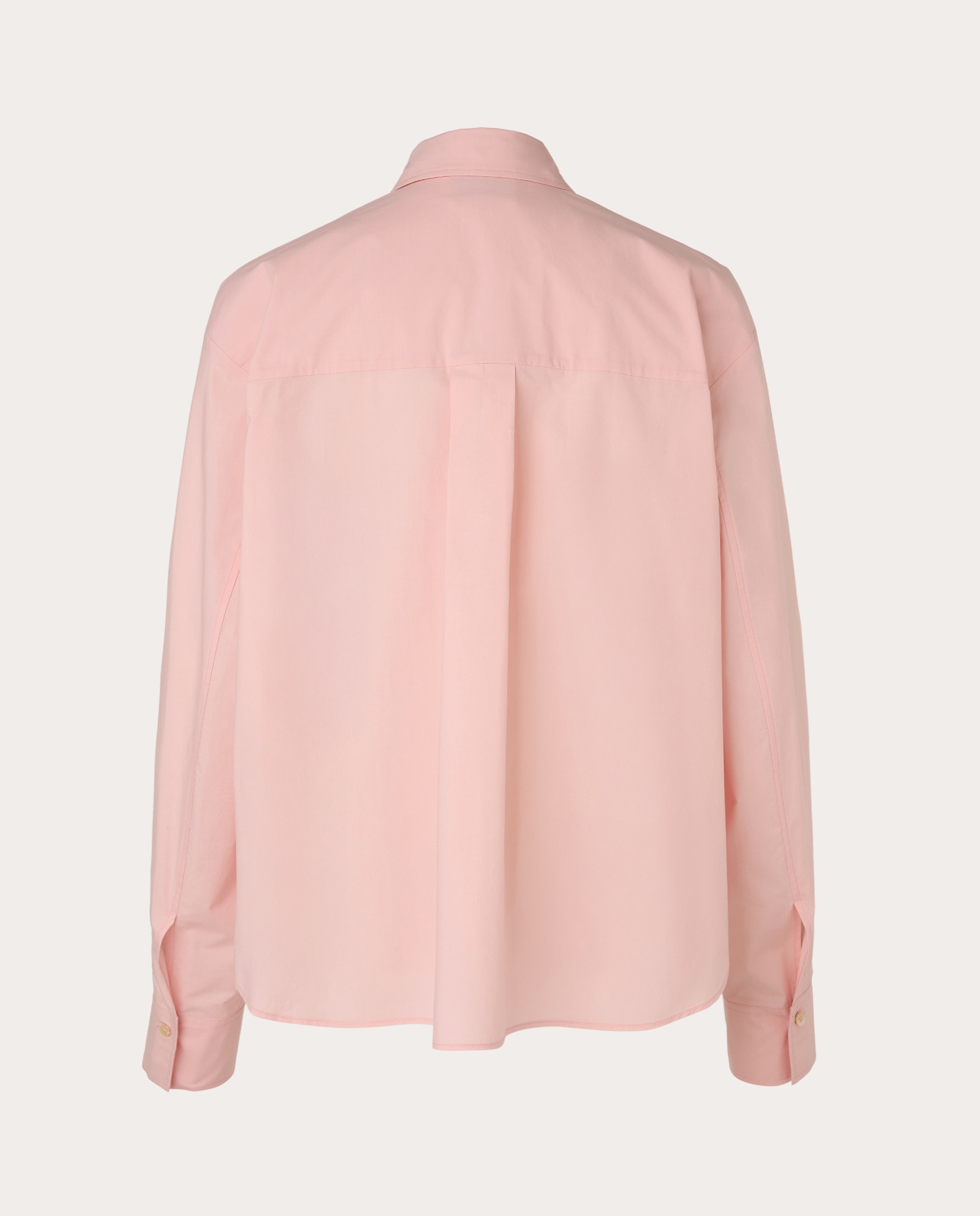 Camisa de algodão Rosa-2