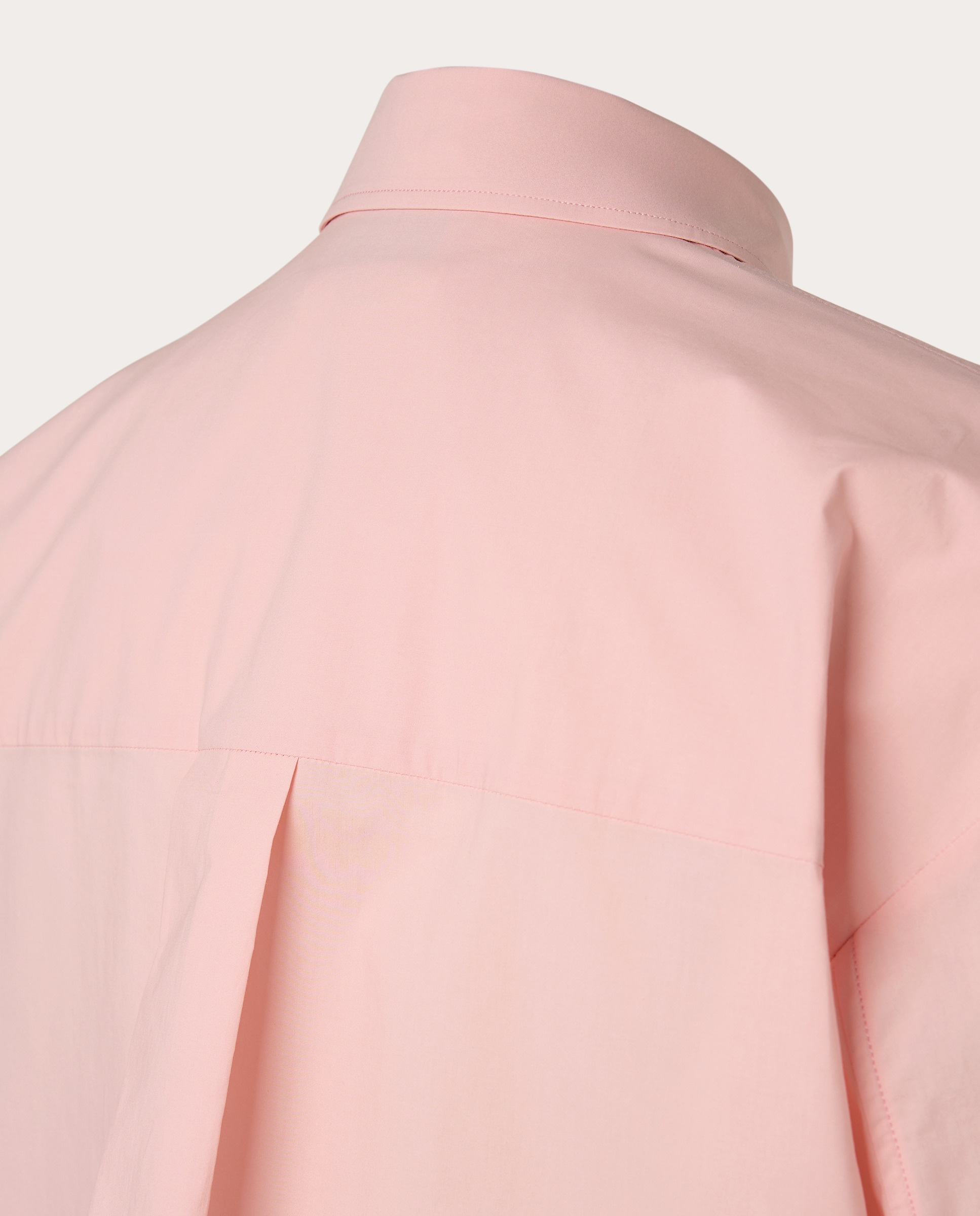 Camisa de algodão Rosa-5
