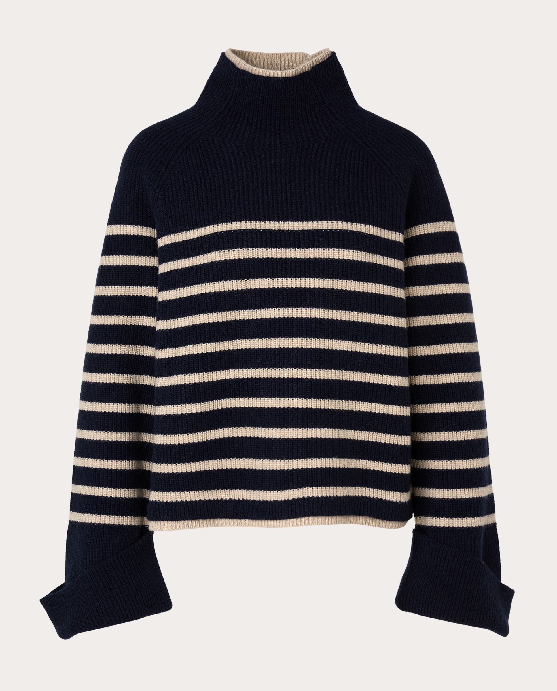 Jersey Ilaria de lana Azul marino-1