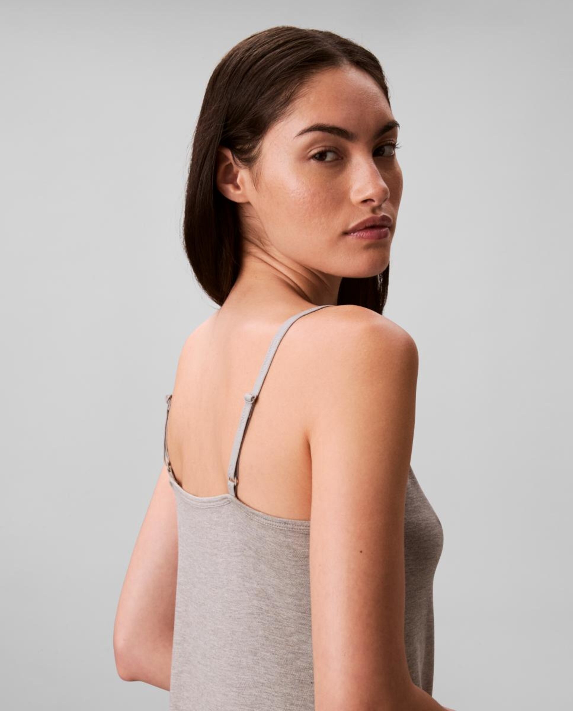 T-shirt de Alças Ultra Soft Modal Cinzento-4