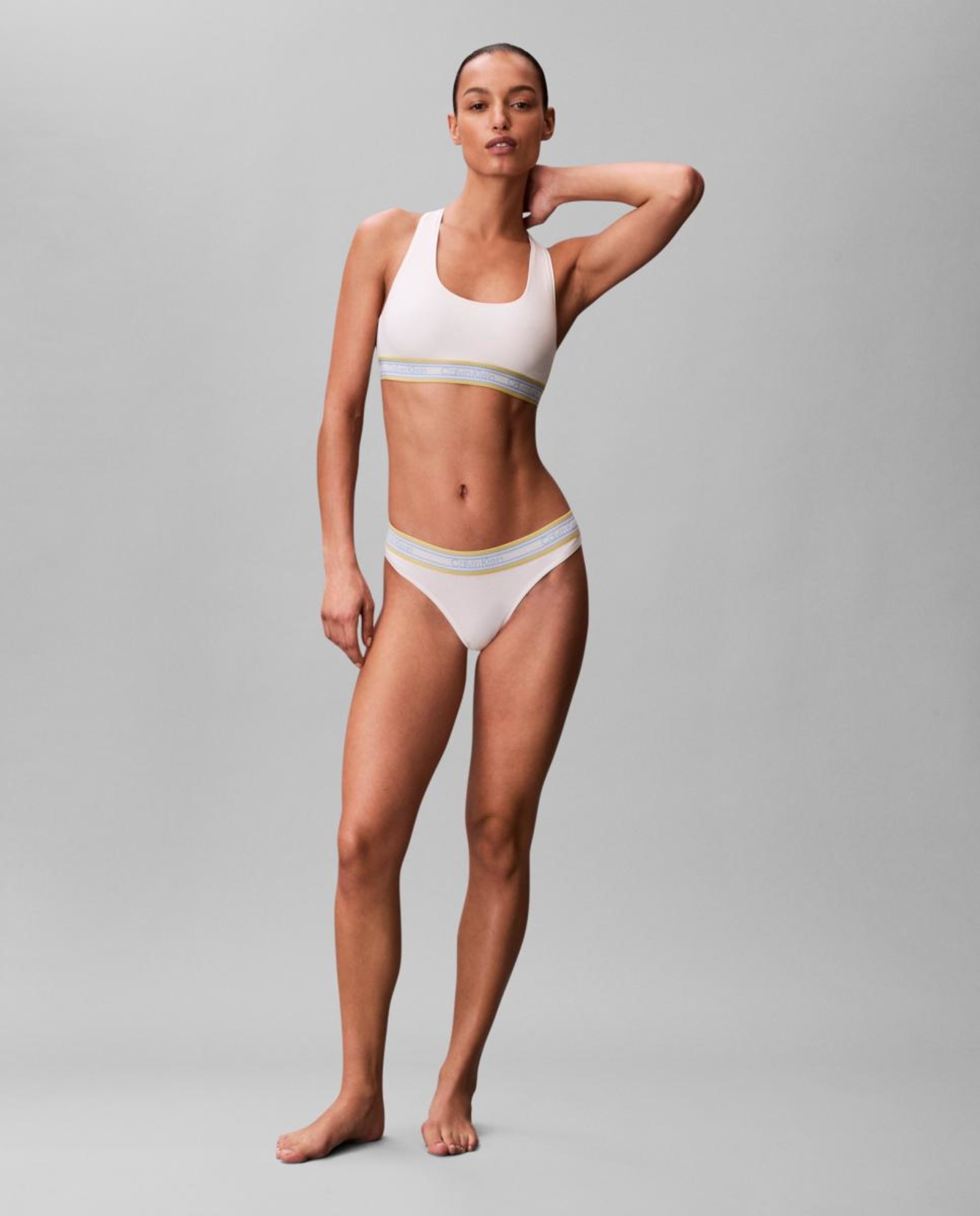 Soutien Bralette sem Copa Moldada Icon Cotton Modal Branco-7