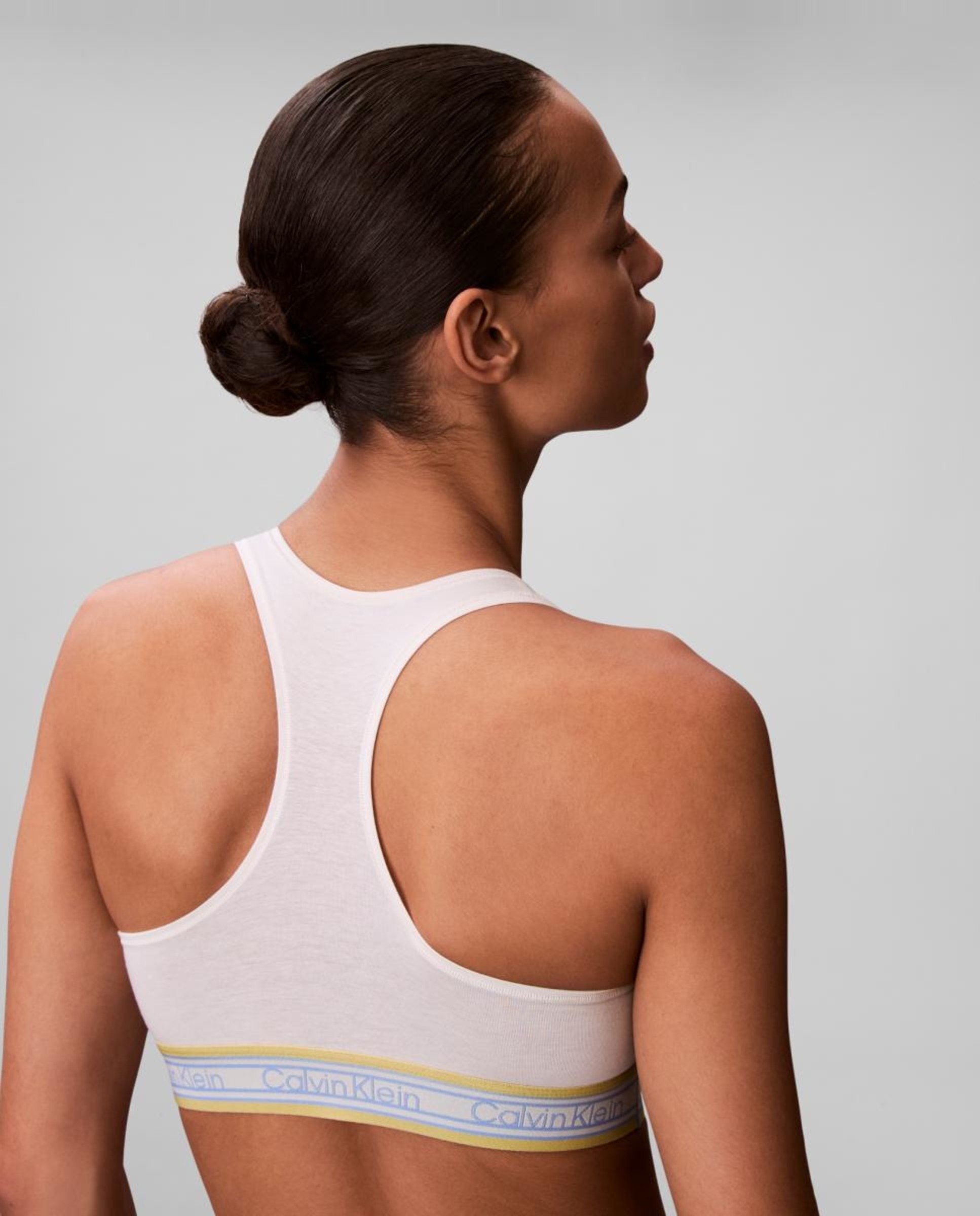 Soutien Bralette sem Copa Moldada Icon Cotton Modal Branco-5