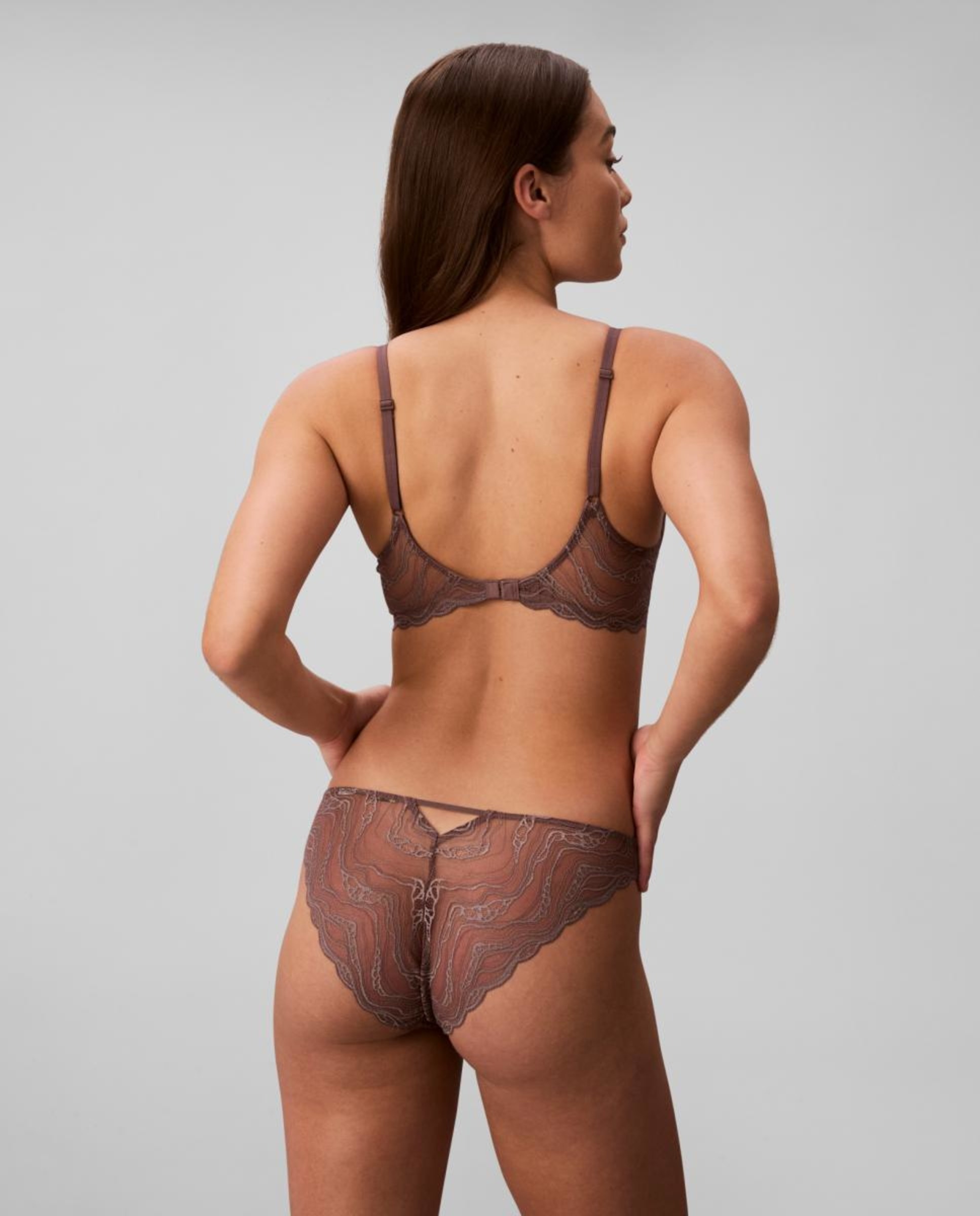 Cueca Individual Sensual Stretch Lace Rosa-3