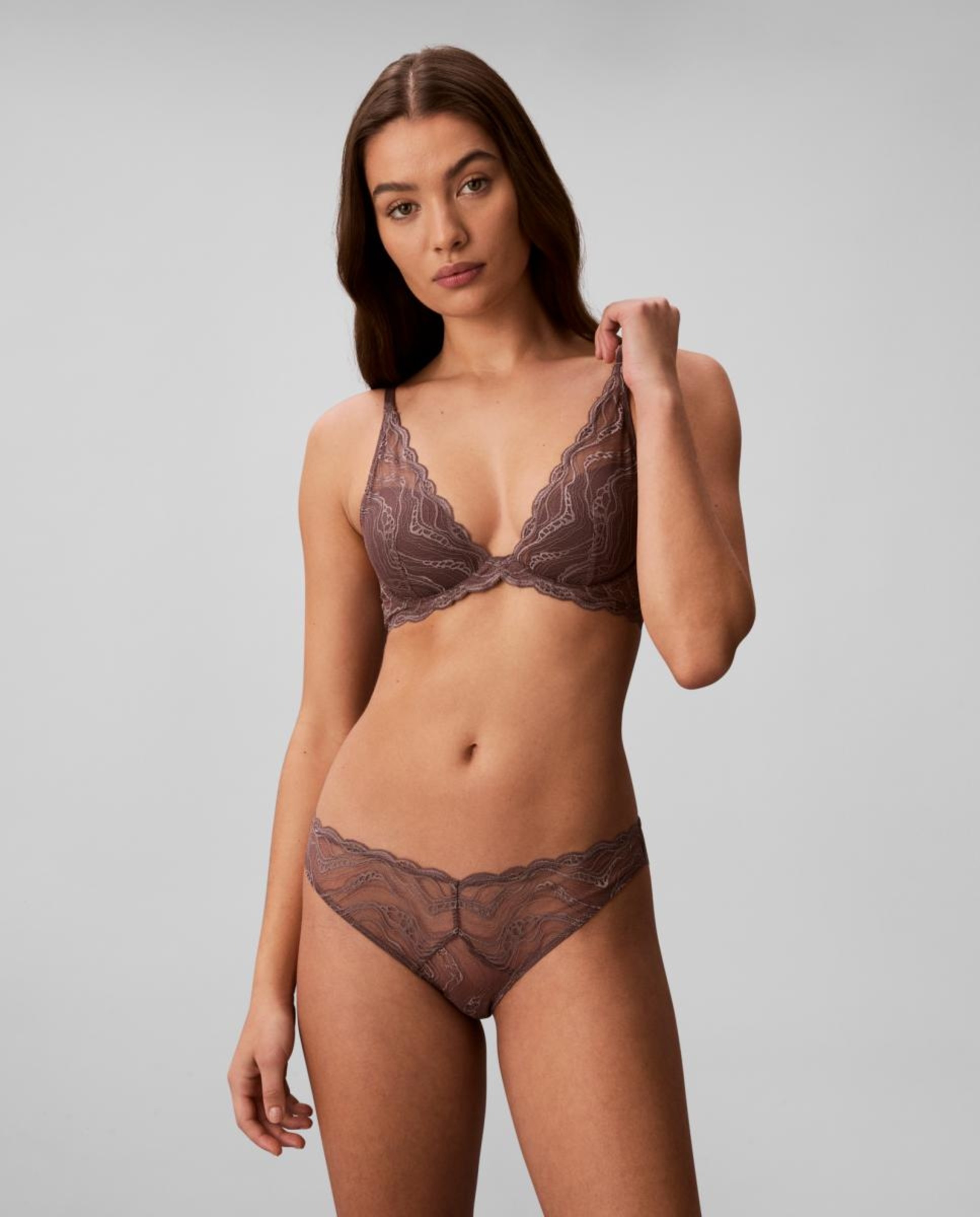 Cueca Individual Sensual Stretch Lace Rosa-2