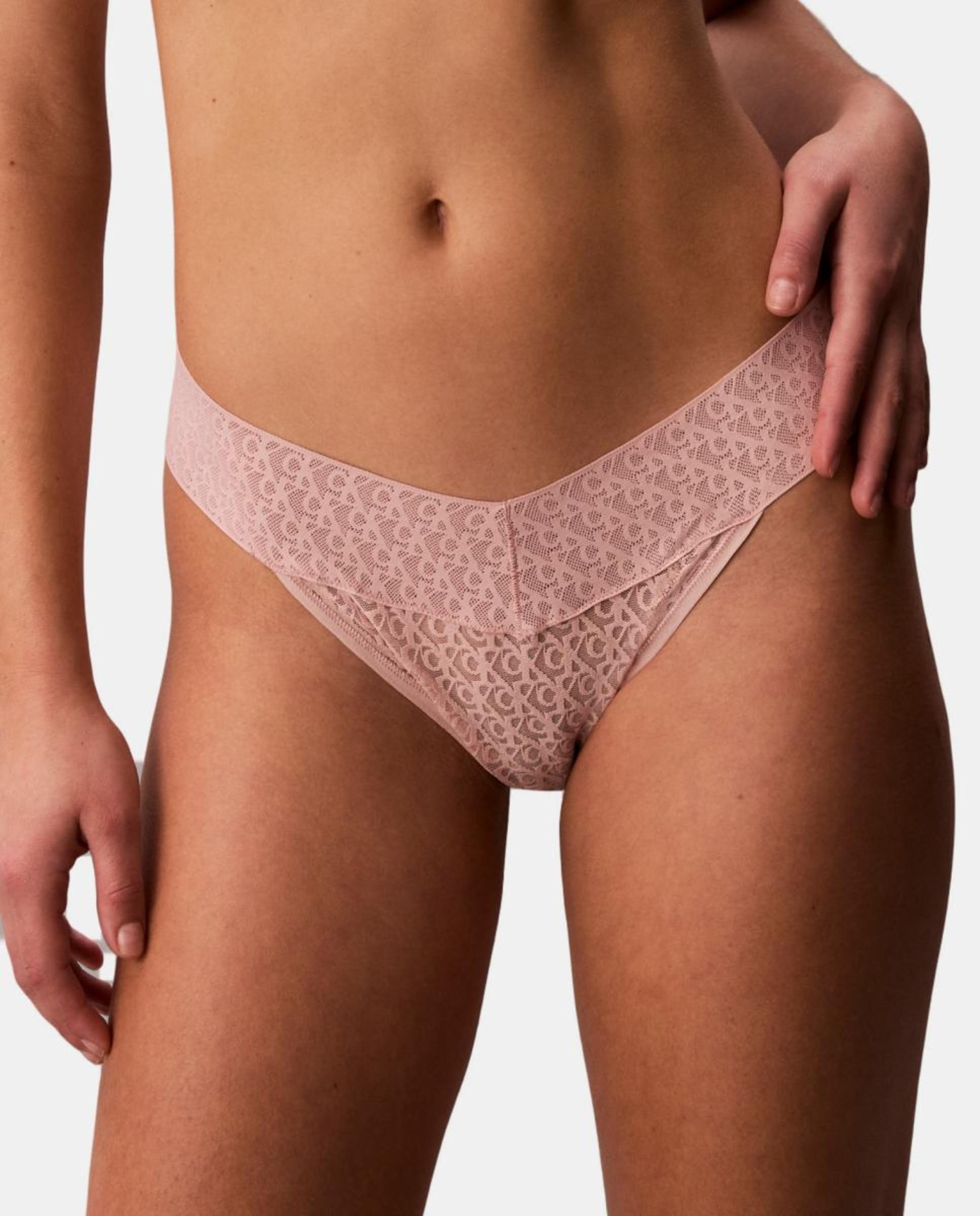 Imagem 0 de Cueca de Cintura Baixa Icon Logo Lace