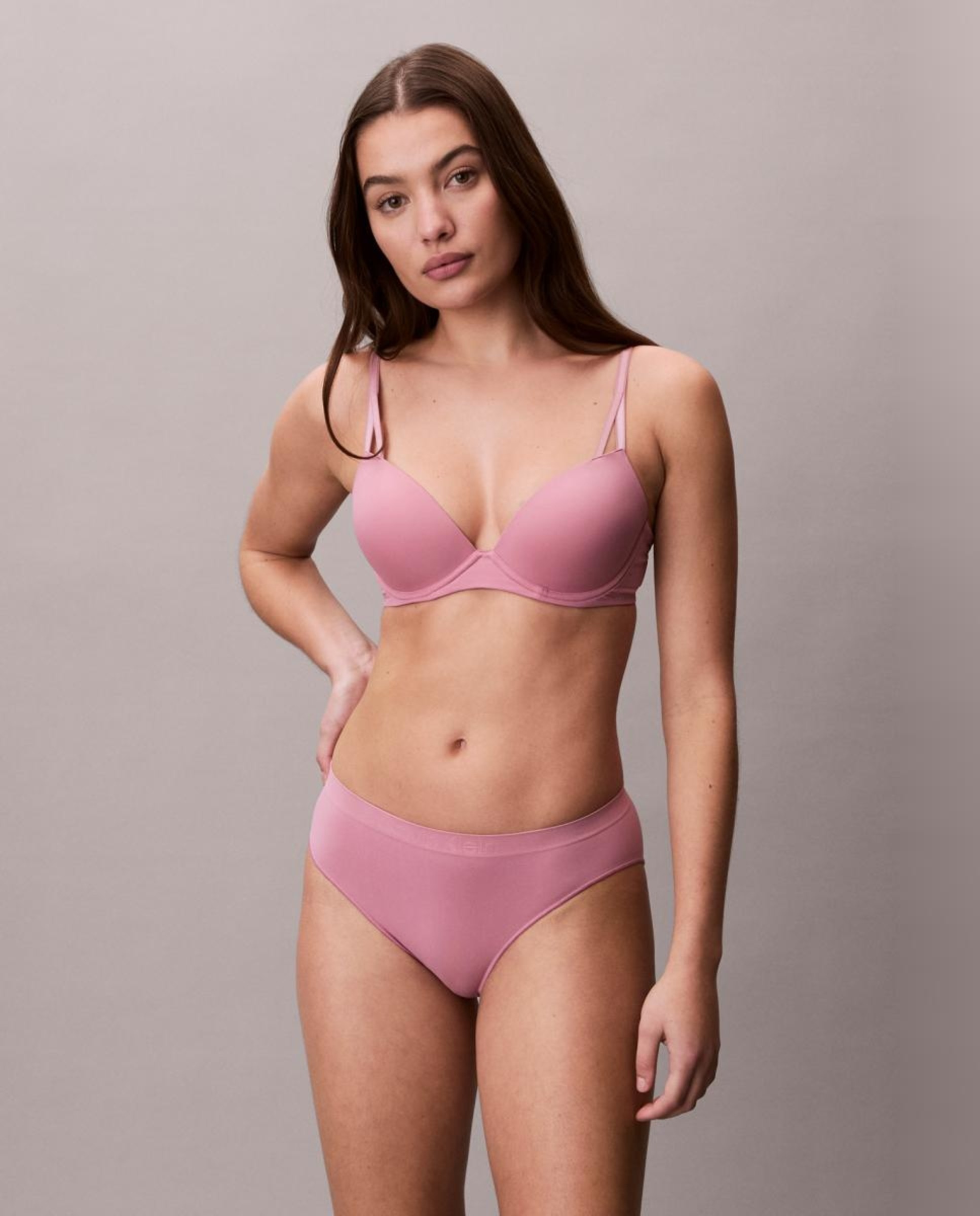 Cueca Bonded Flex Seamless Rosa-2