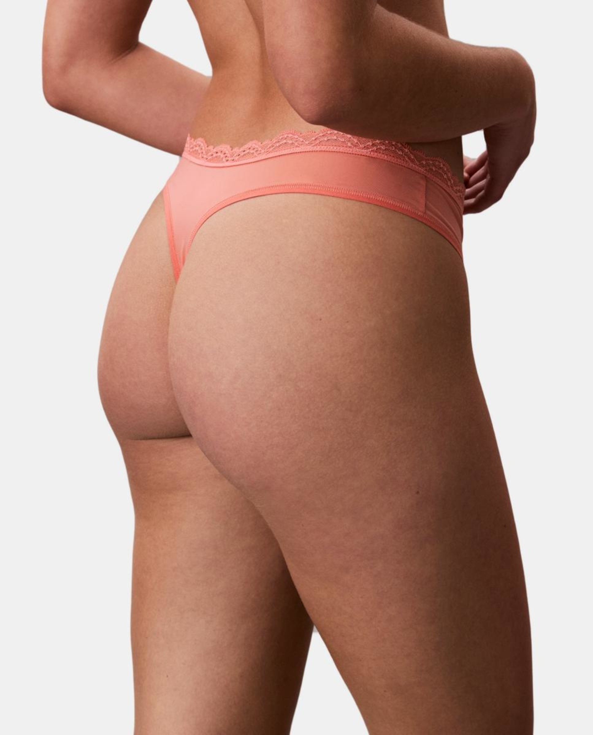Tanga Micro Stretch W Lace Laranja-5