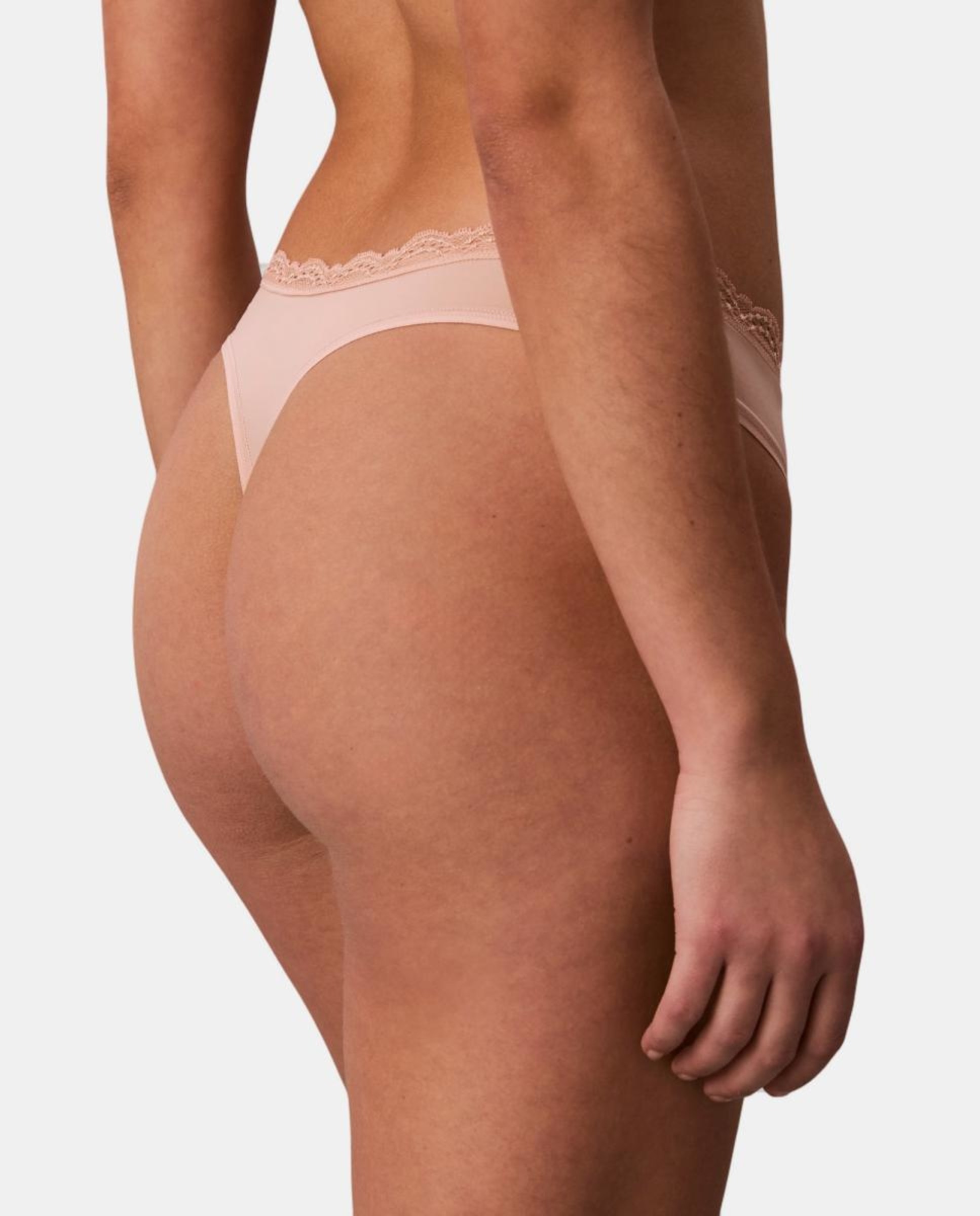 Tanga Micro Stretch W Lace Castanho-4