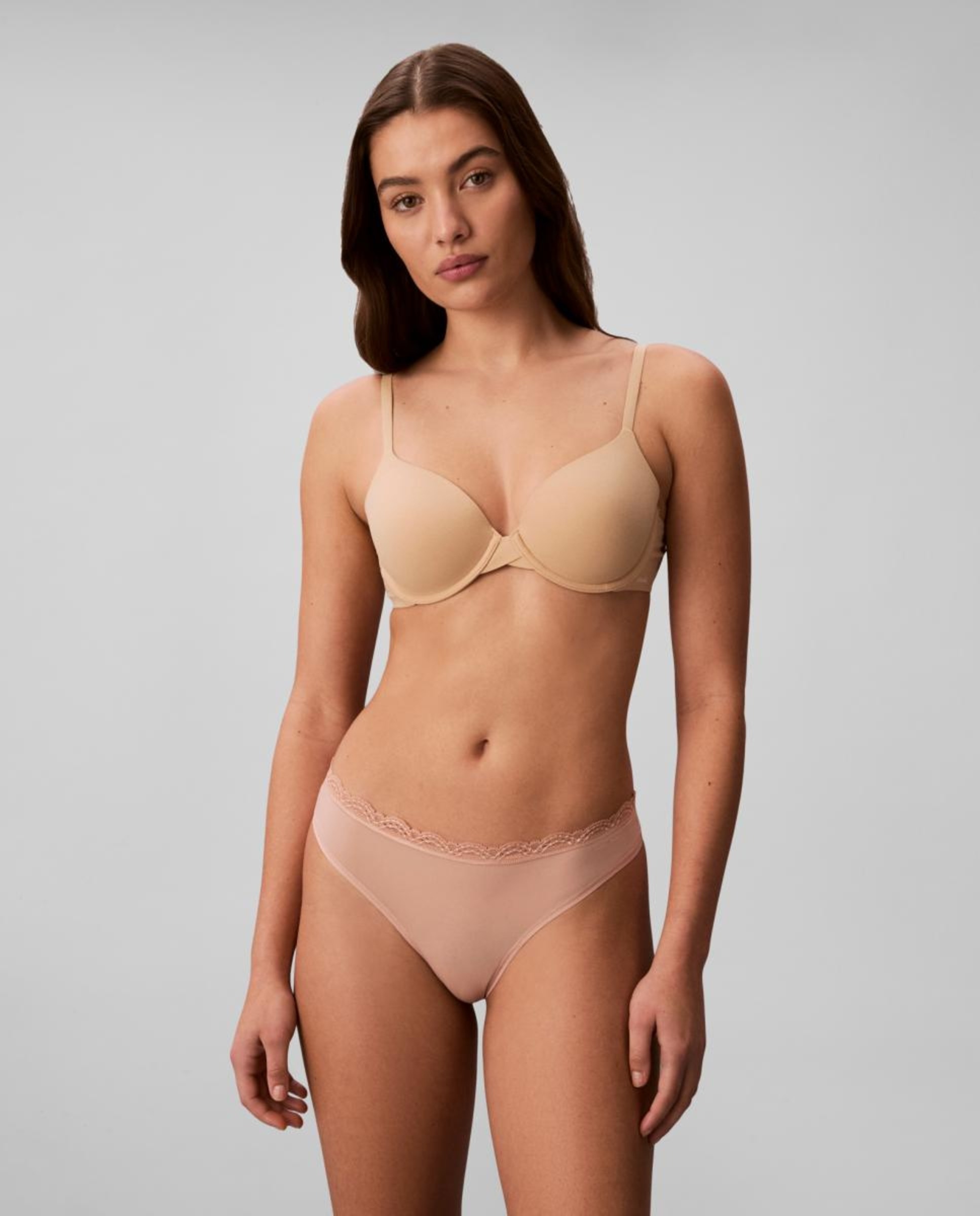Tanga Micro Stretch W Lace Castanho-2