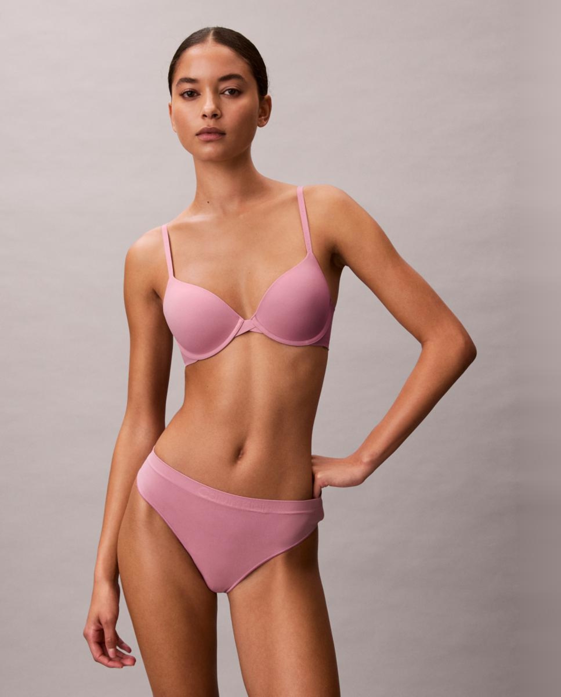 Tanga Bonded Flex Seamless Rosa-2