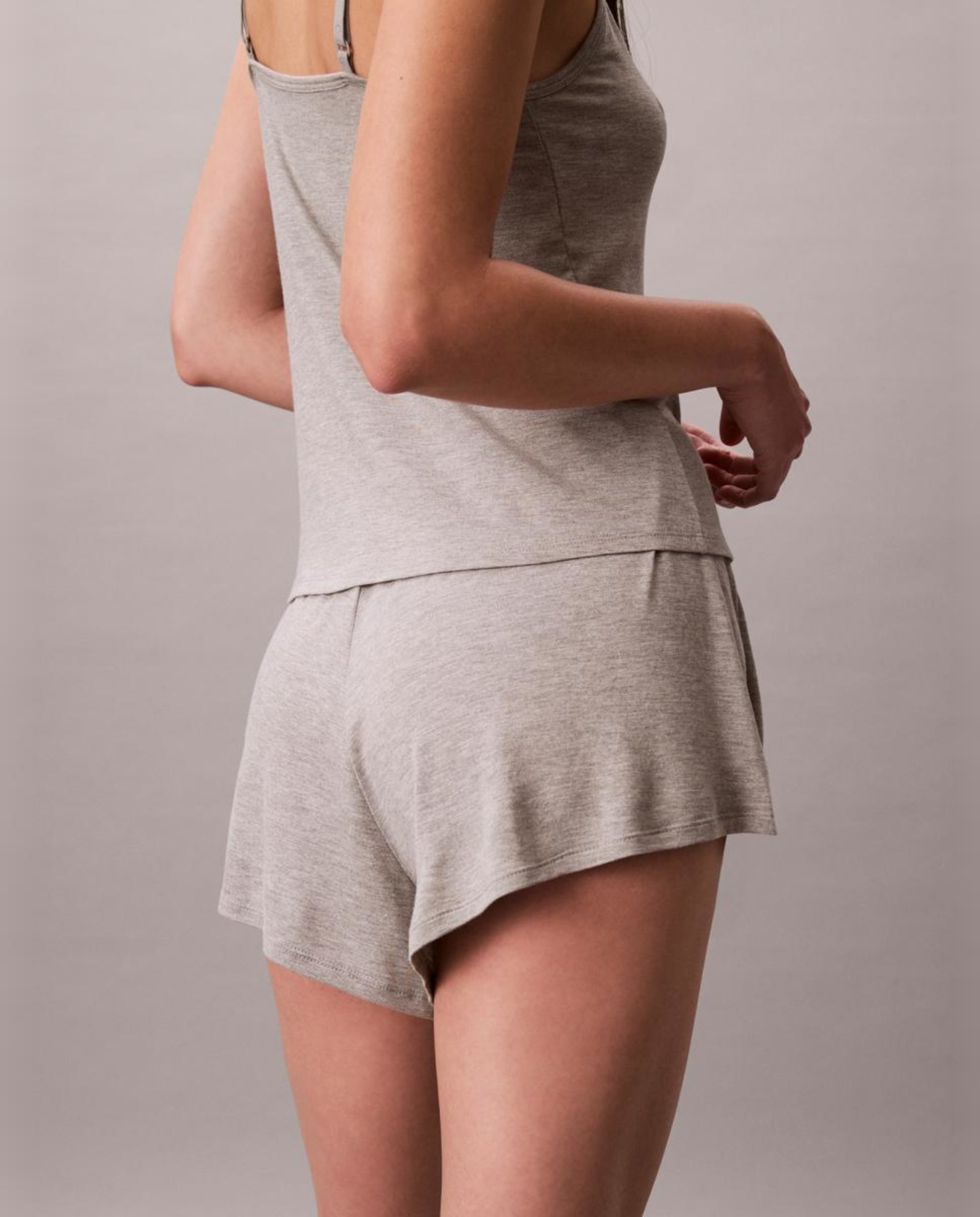 Calções de Pijama Ultra Soft Modal Cinzento-3