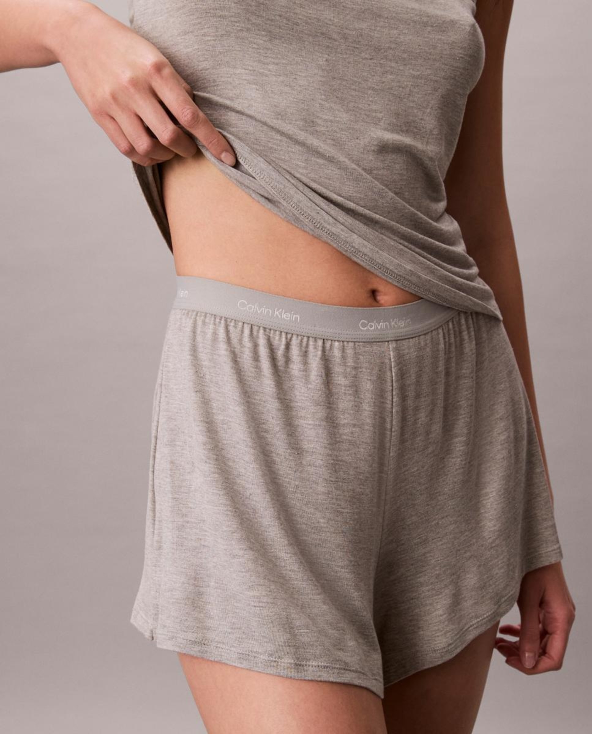 Calções de Pijama Ultra Soft Modal Cinzento-2