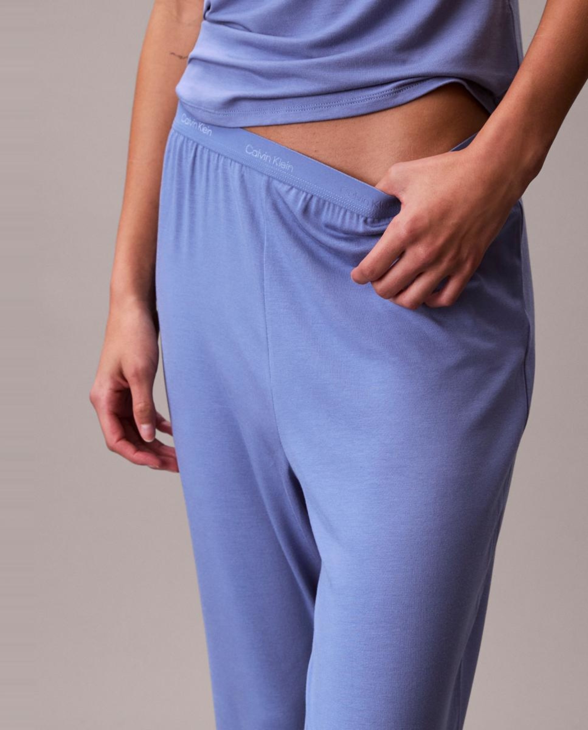 Calças de Pijama Ultra Soft Modal Azul-4