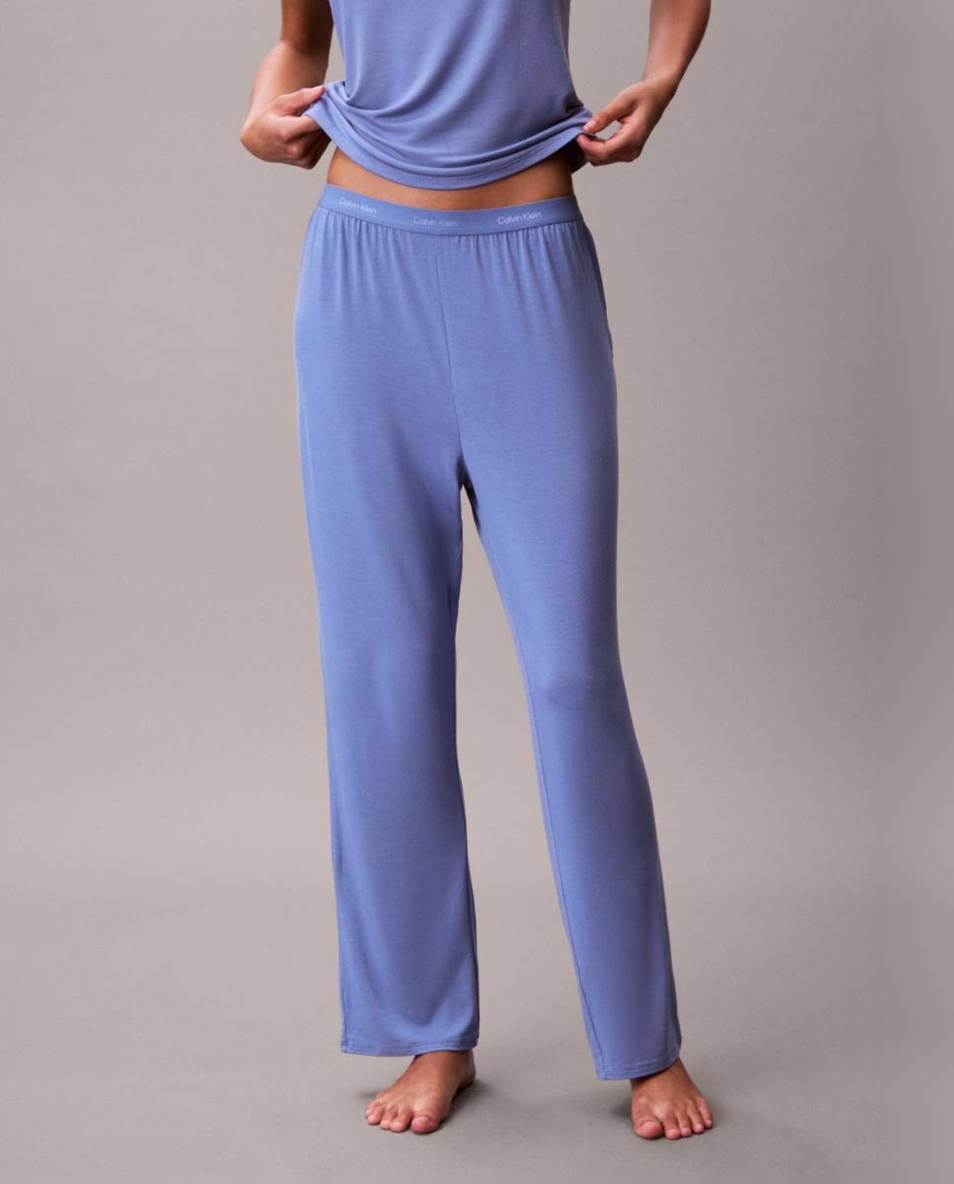 Calças de Pijama Ultra Soft Modal Azul-3