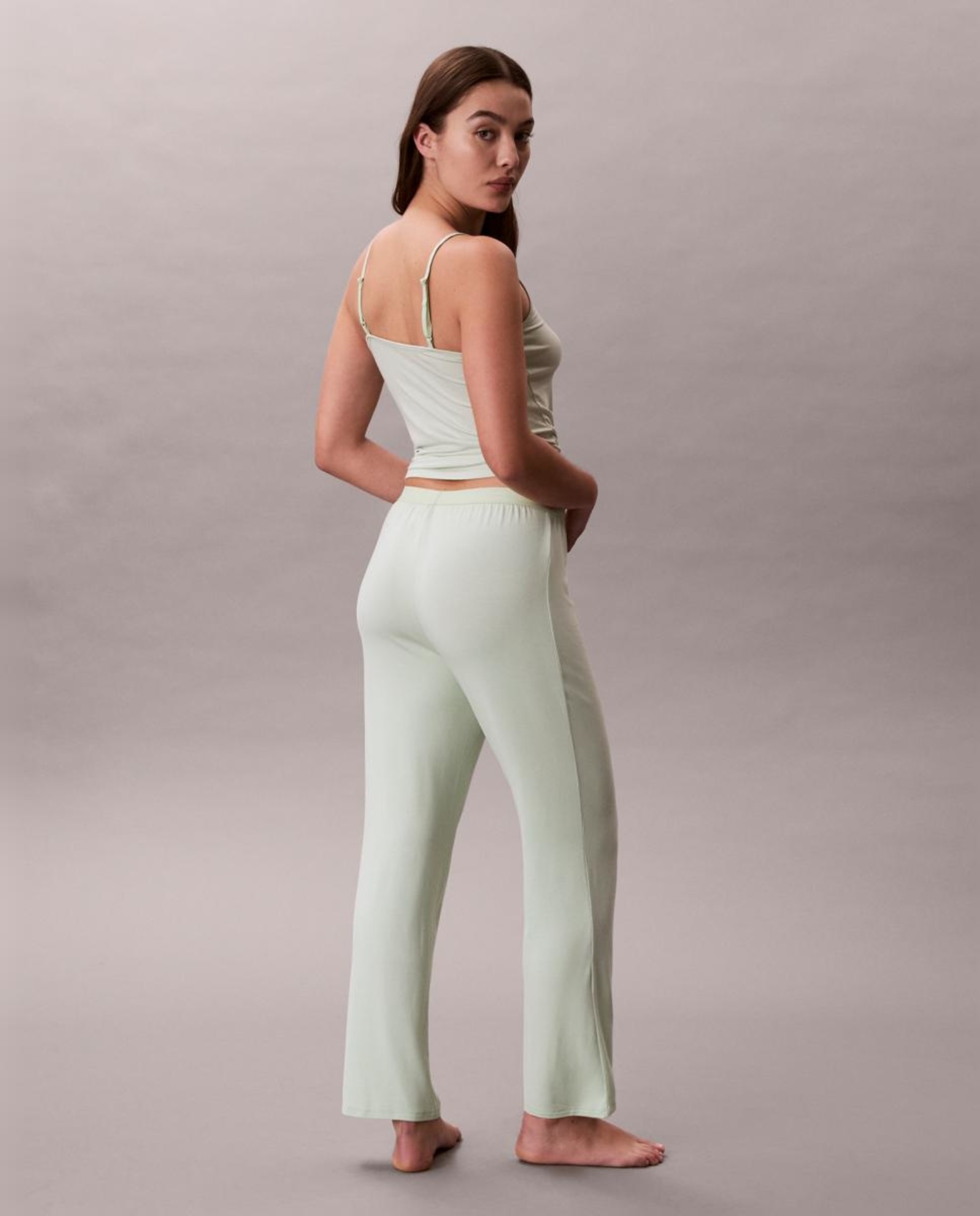 Calças de Pijama Ultra Soft Modal Verde-4