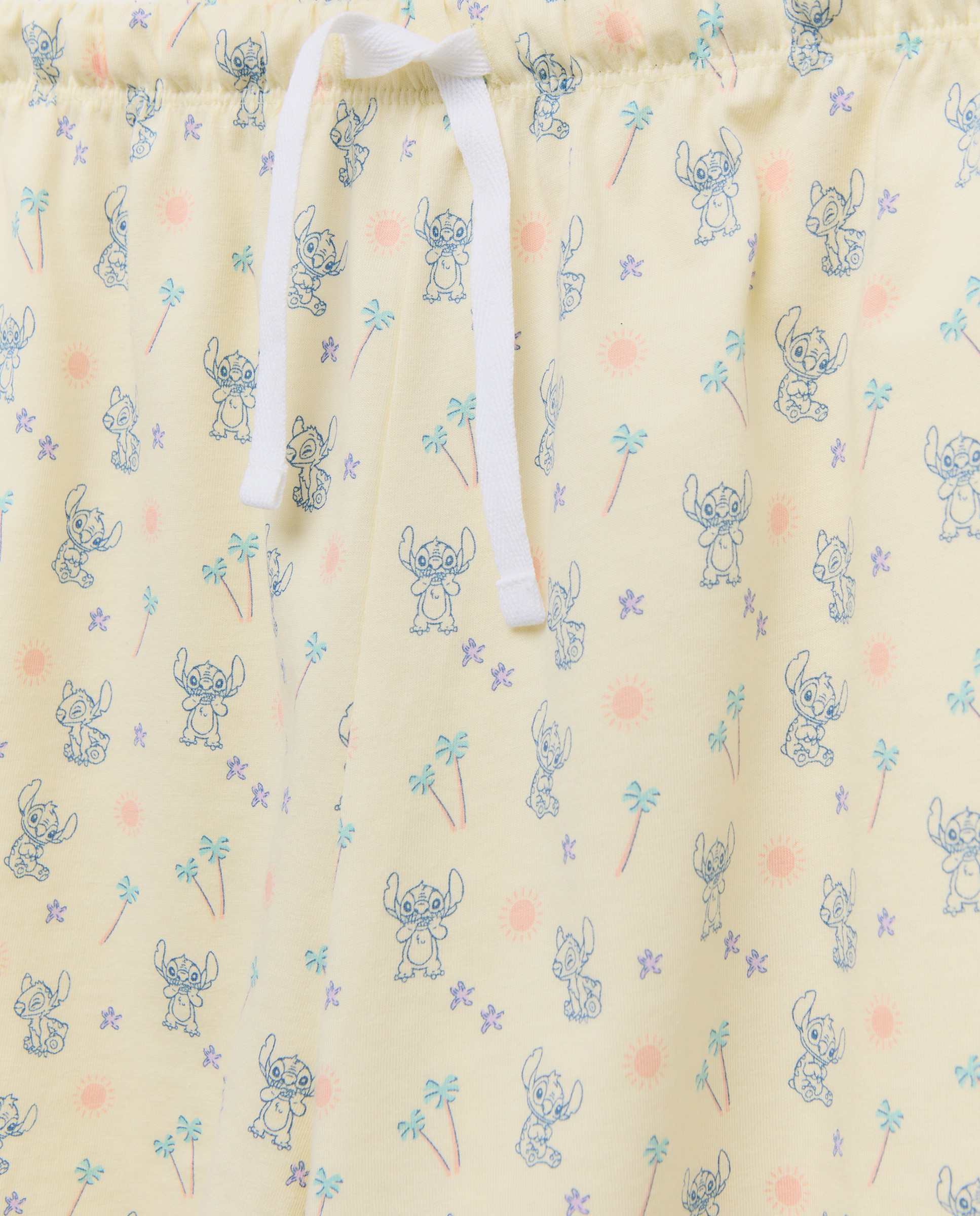 Pijama Stitch Hawai Branco-marfim-4