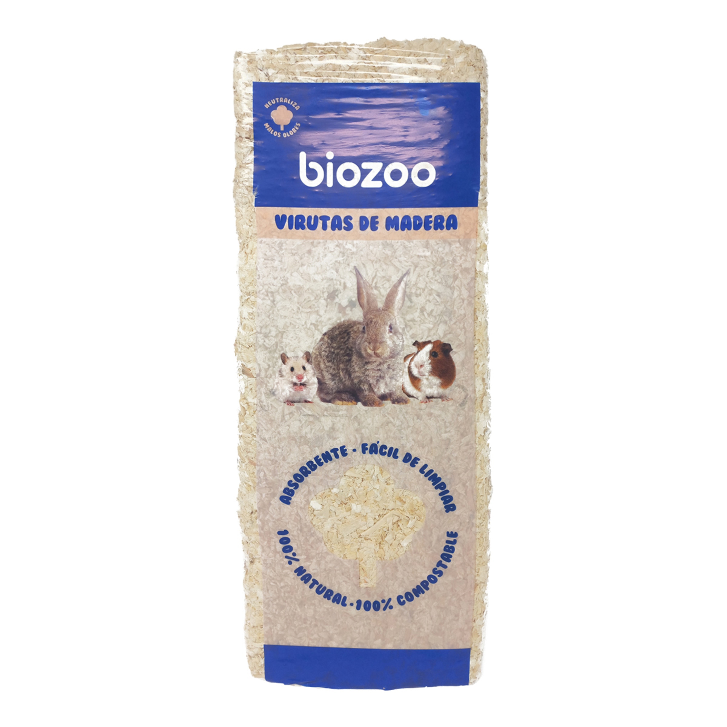 Imagen 0 de Lecho Axis para roedores copos de madera 1 kg