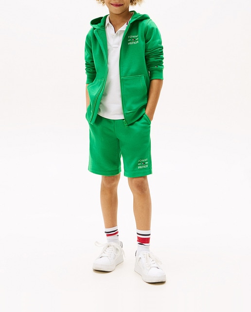 Imagen 0 de Pantalón deportivo corto de bebé niño con logo en detalle