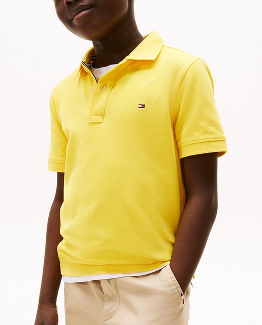 Imagen 0 de Polo de bebé niño de manga corta liso con logo en el pecho