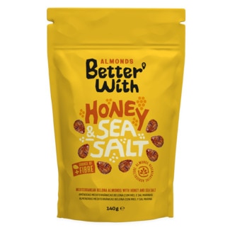 Amêndoas de Mel e Sal Marinho embalagem 140 g - Better With