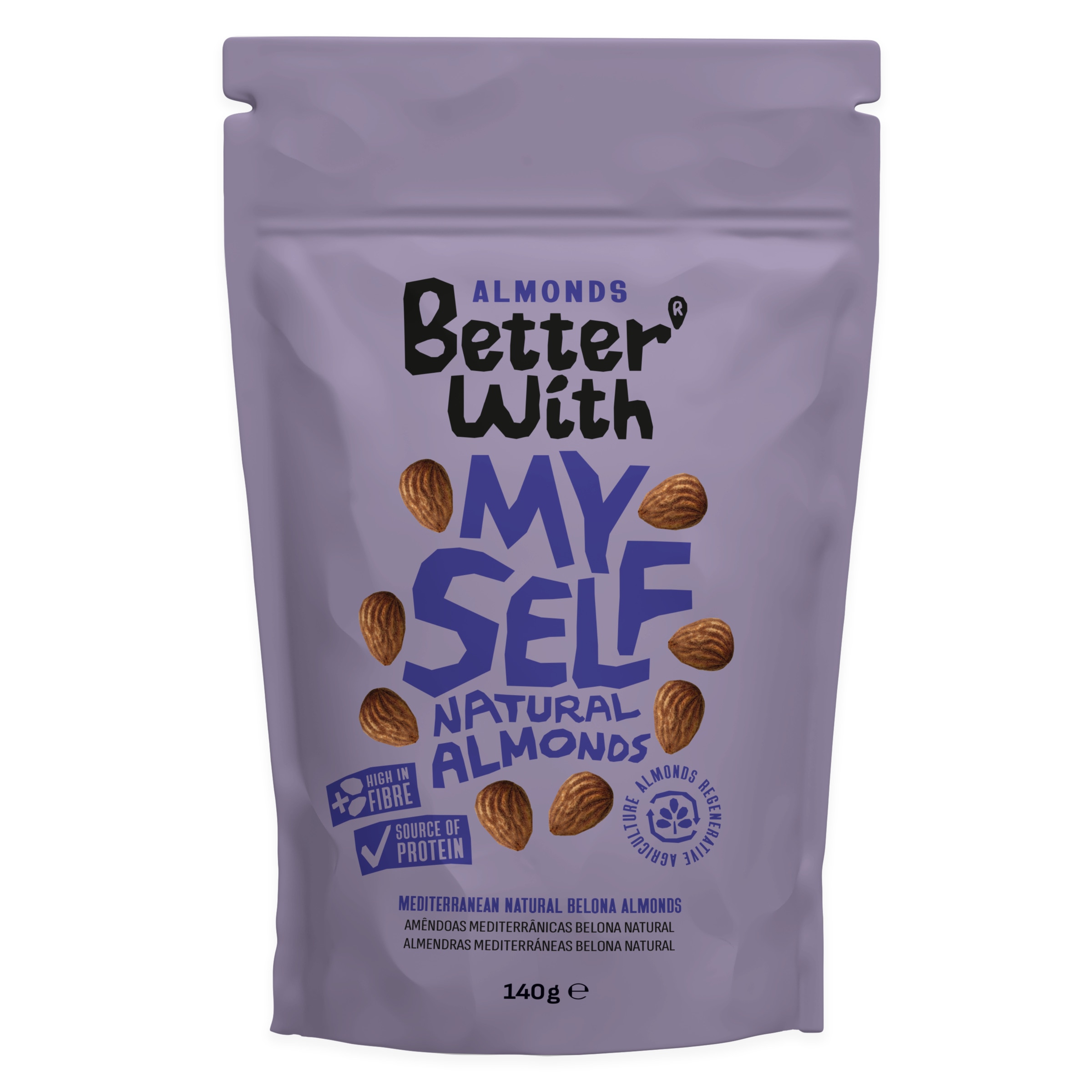 Amêndoas ao Natural embalagem 140 g