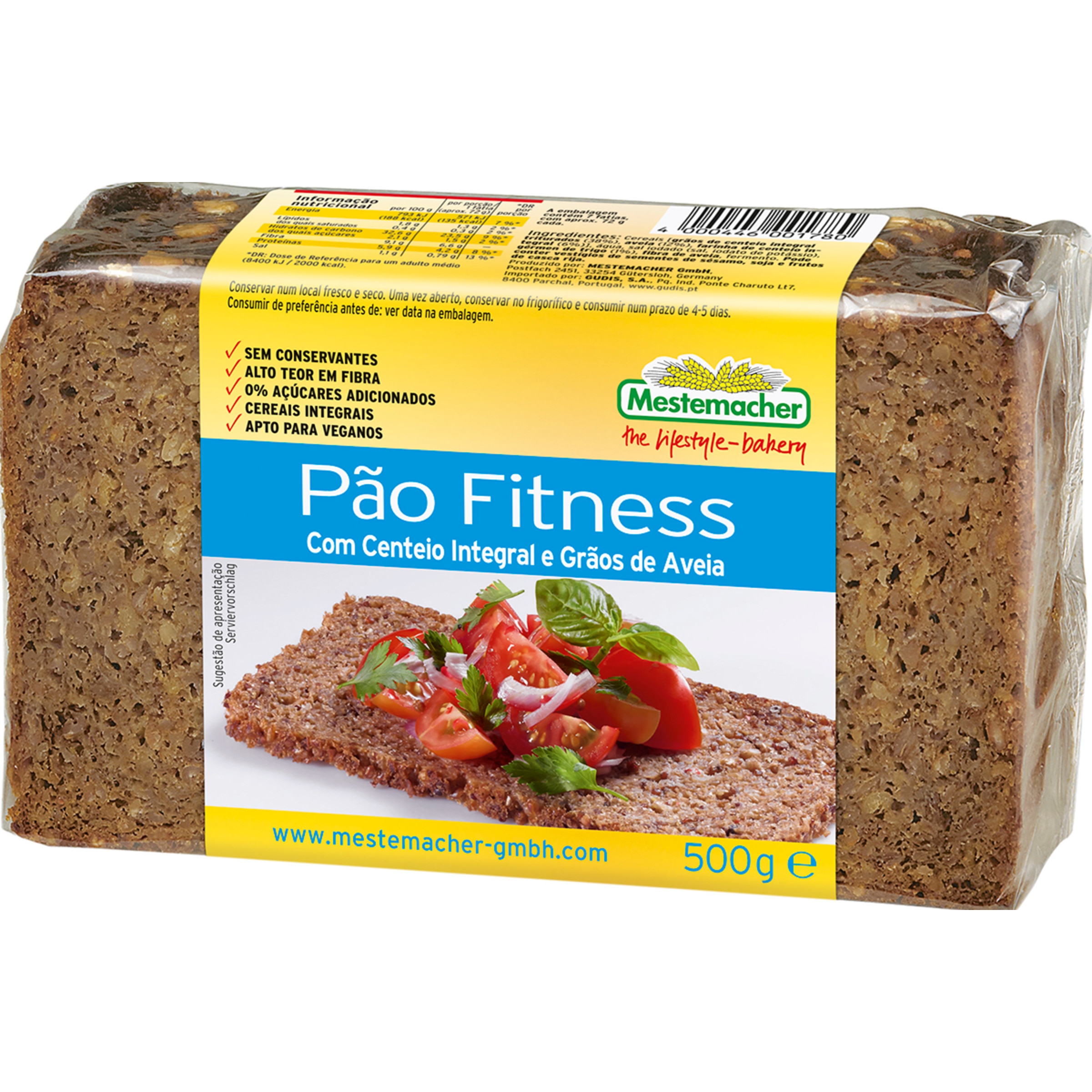 Pão Fitness embalagem 500 g