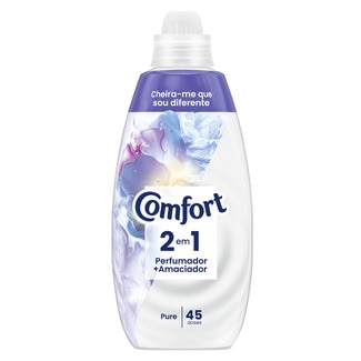 Amaciador de Roupa Pure embalagem 45 doses - Comfort