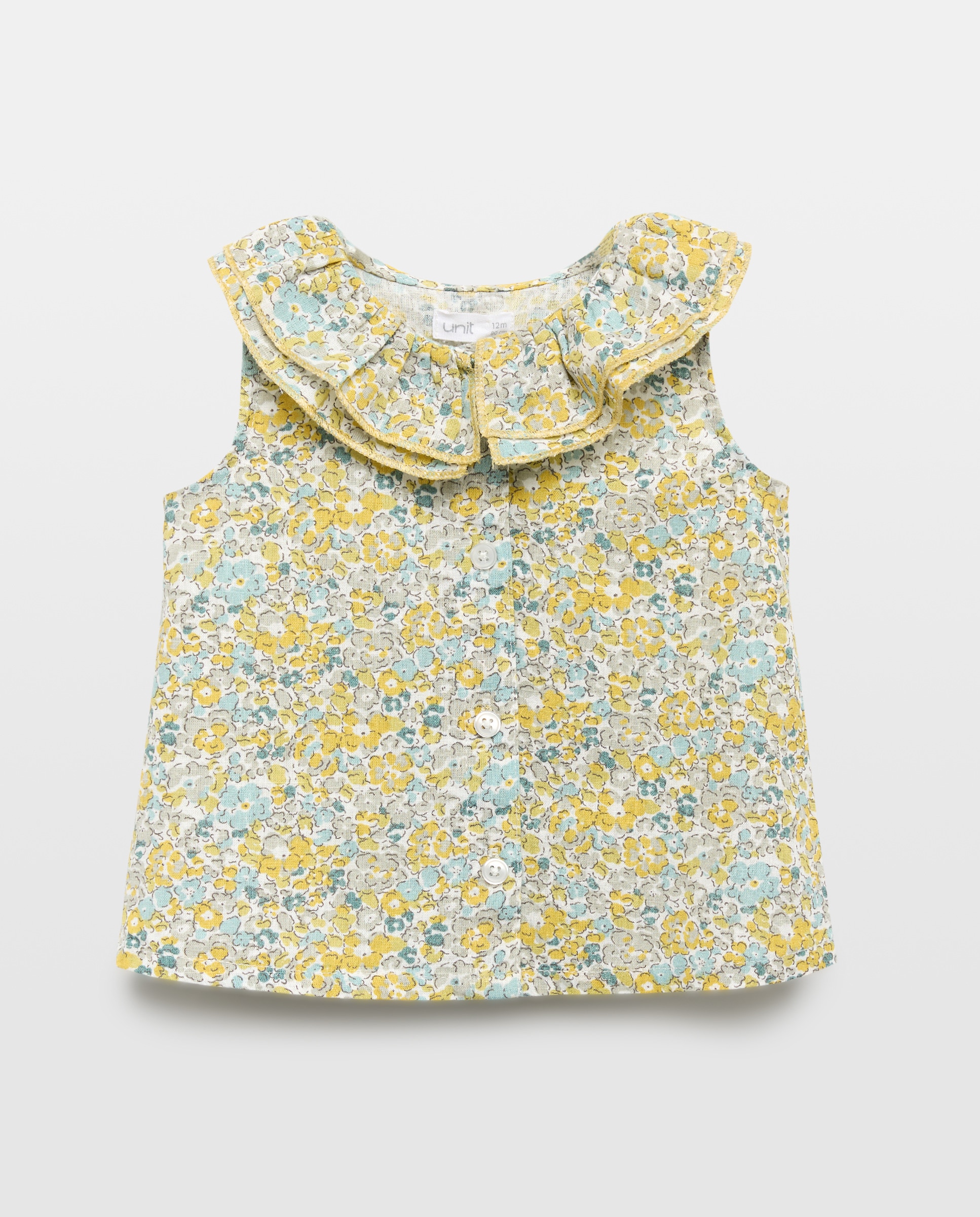 Imagen 0 de Blusa bebé niña con doble cuello