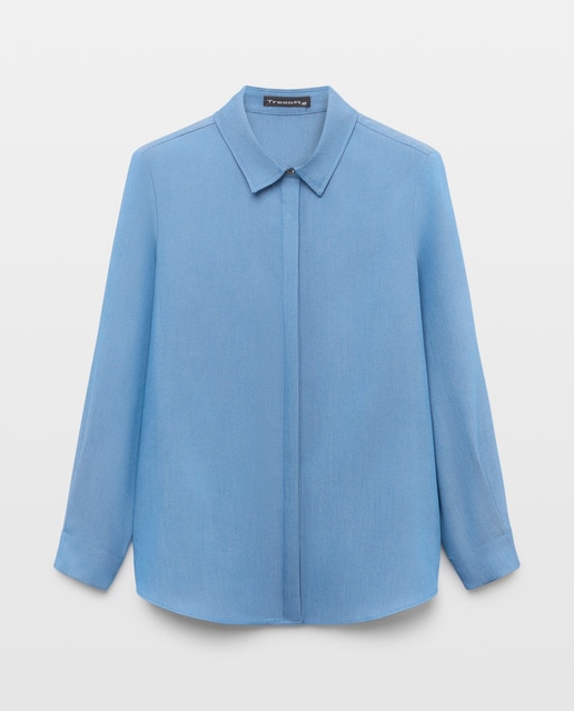 Imagem 0 de Camisa lisa de mulher com manga curta