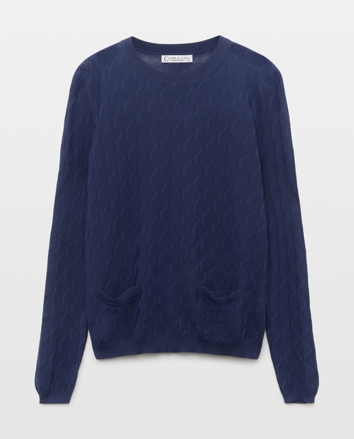 Imagem 0 de Camisola de malha lisa com manga comprida