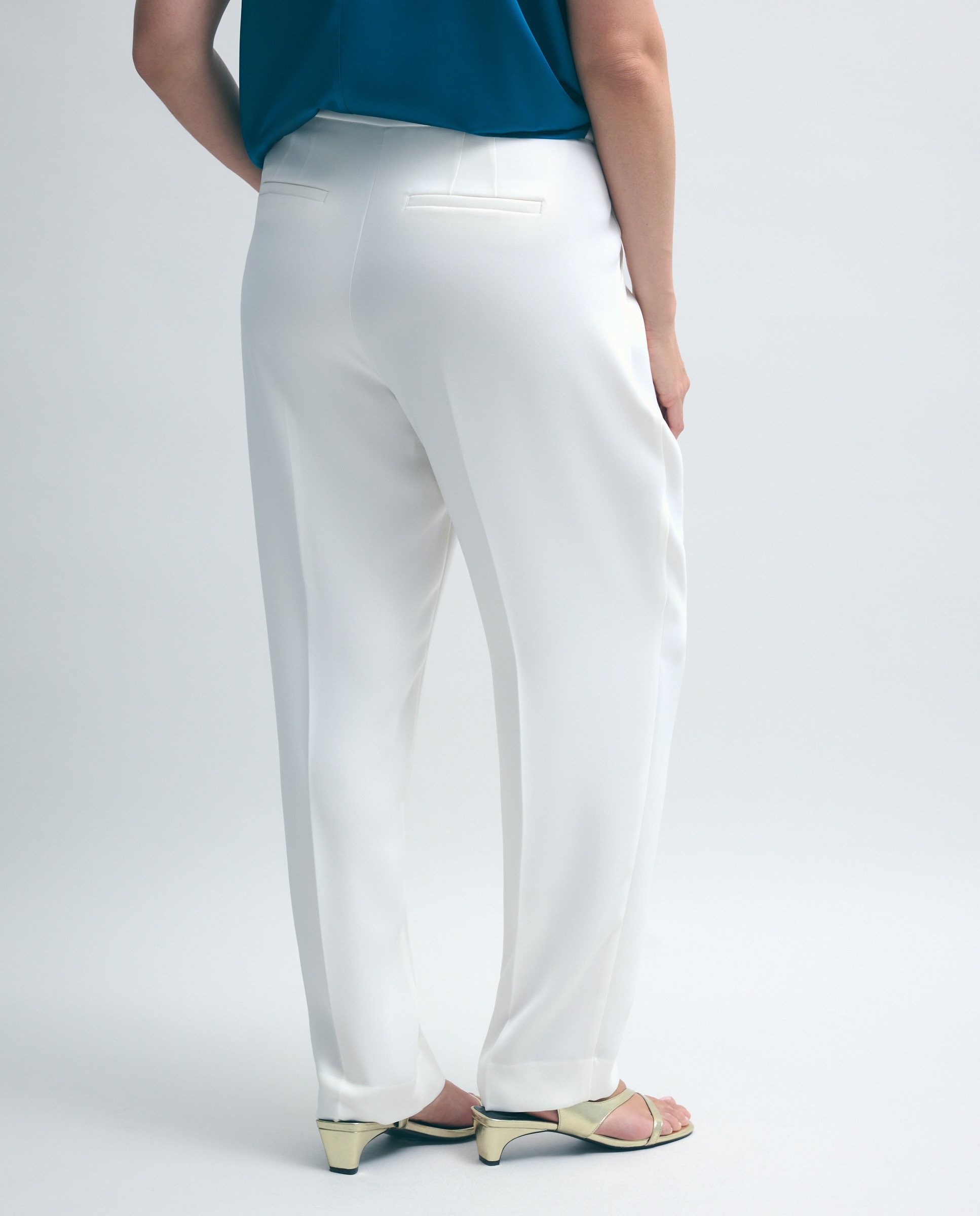 Calças Formais Lisas 120 Cru-3