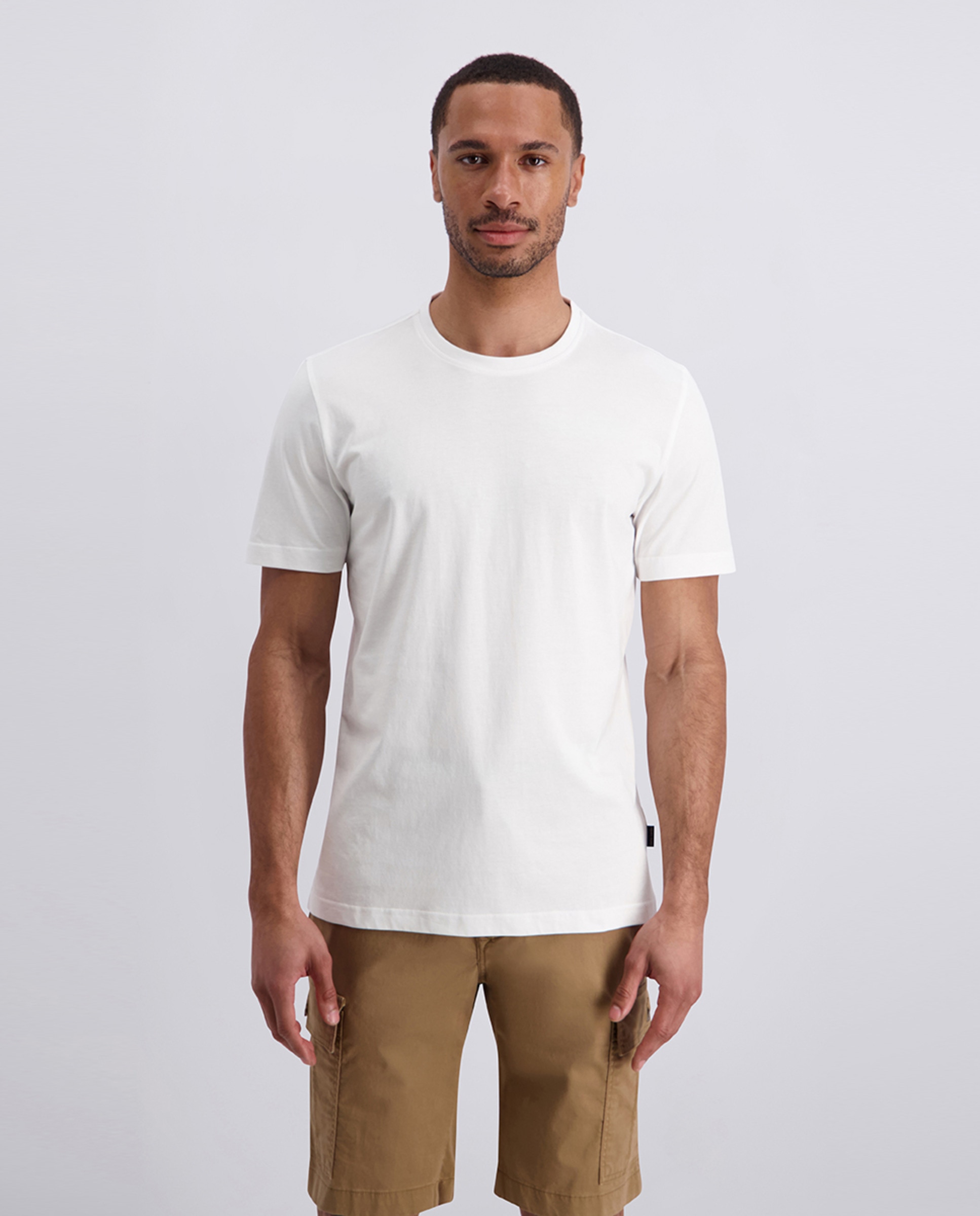 Imagem 0 de T-shirt Básica Mercerizada Custom Fit - Azul-Marinho