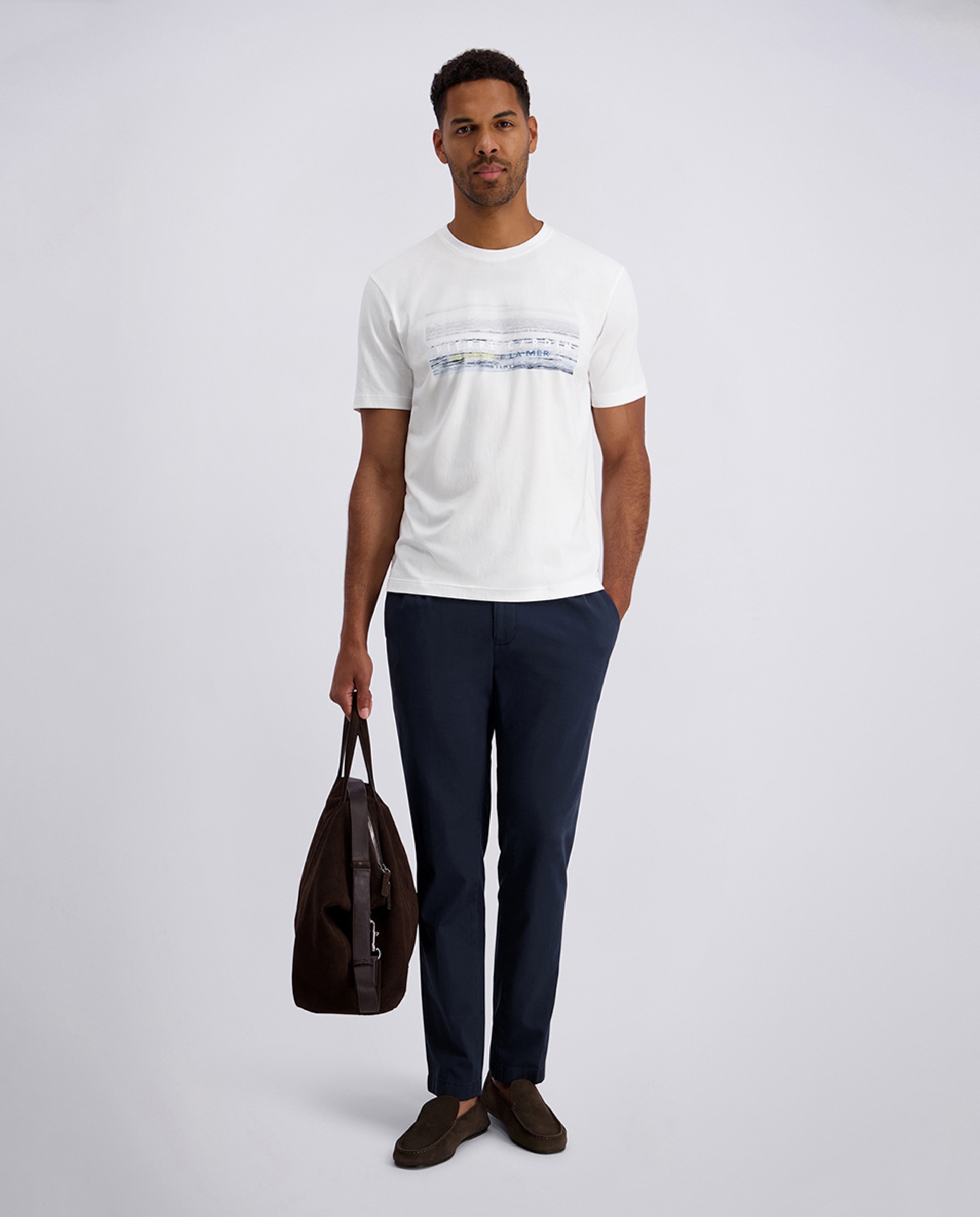 T-shirt Regular Fit com Estampado La Mer - Branco Branco-7