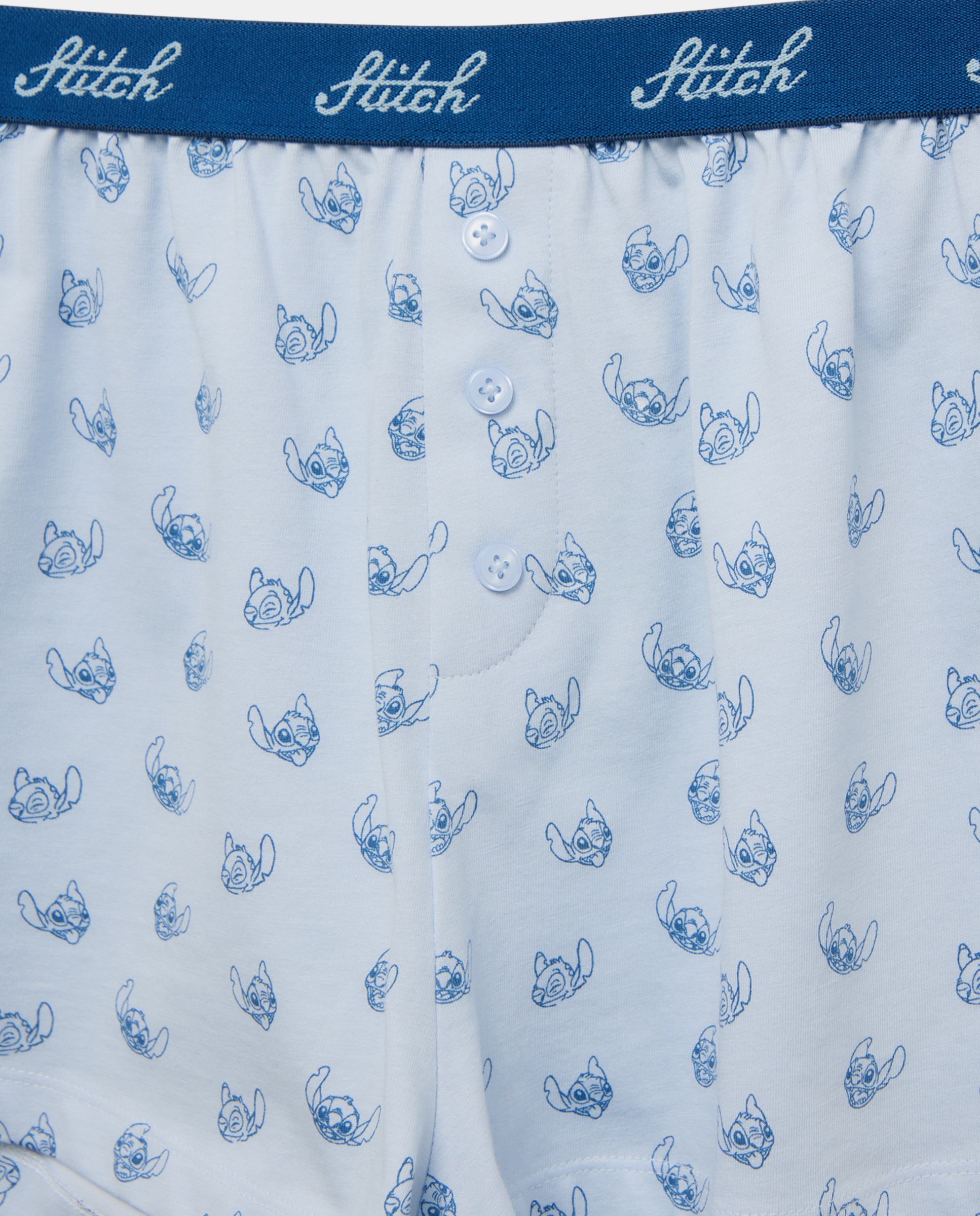 Pijama Stitch Tombado Branco-marfim-4