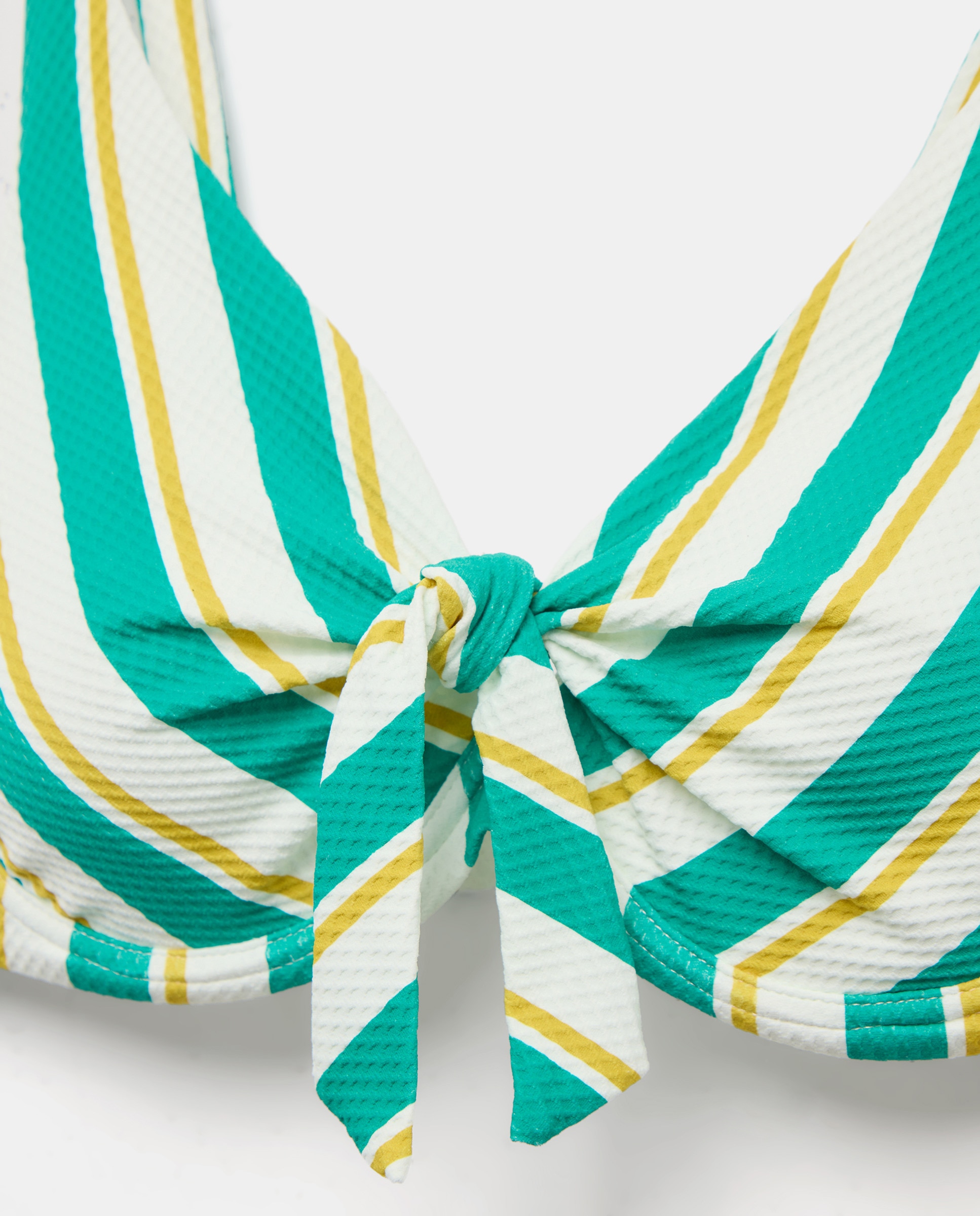 Imagen 5 de Top de bikini copa D con detalle lazo - Énfasis - Verde Verde