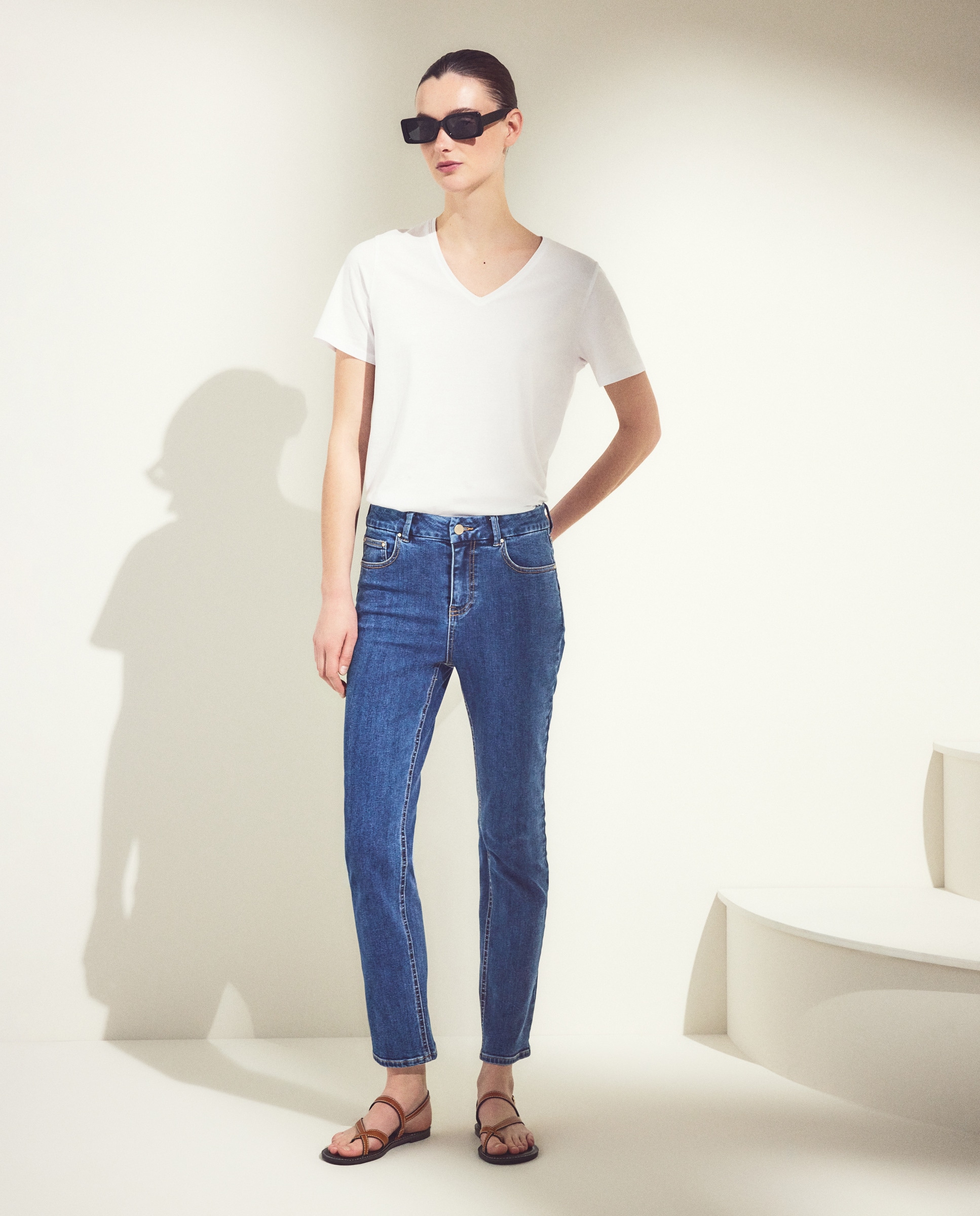 Imagem 0 de Jeans Lisas de Algodão