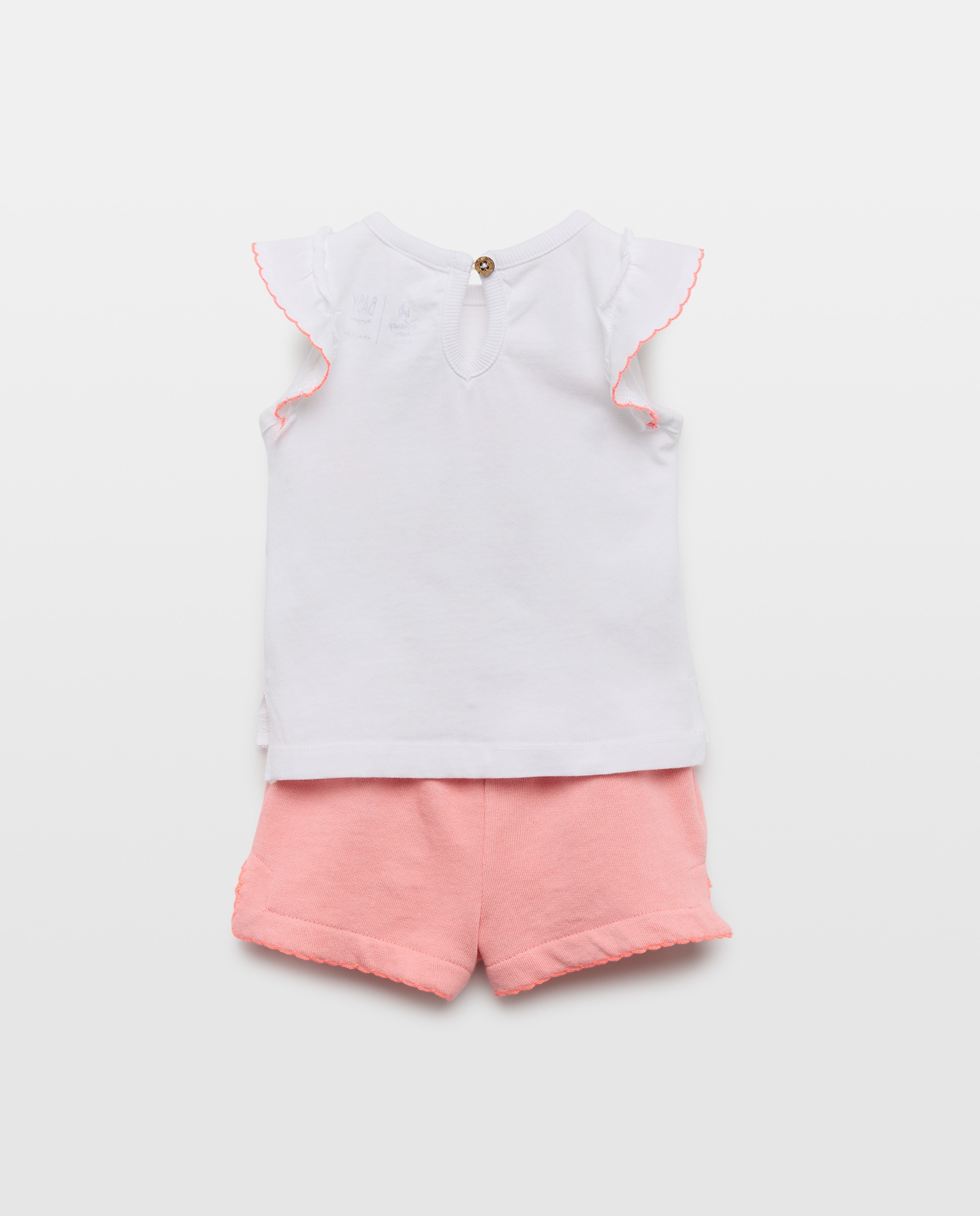 Conjunto de 2 Peças Curto Minnie de Bebé Baby El Corte Inglés Rosa-2