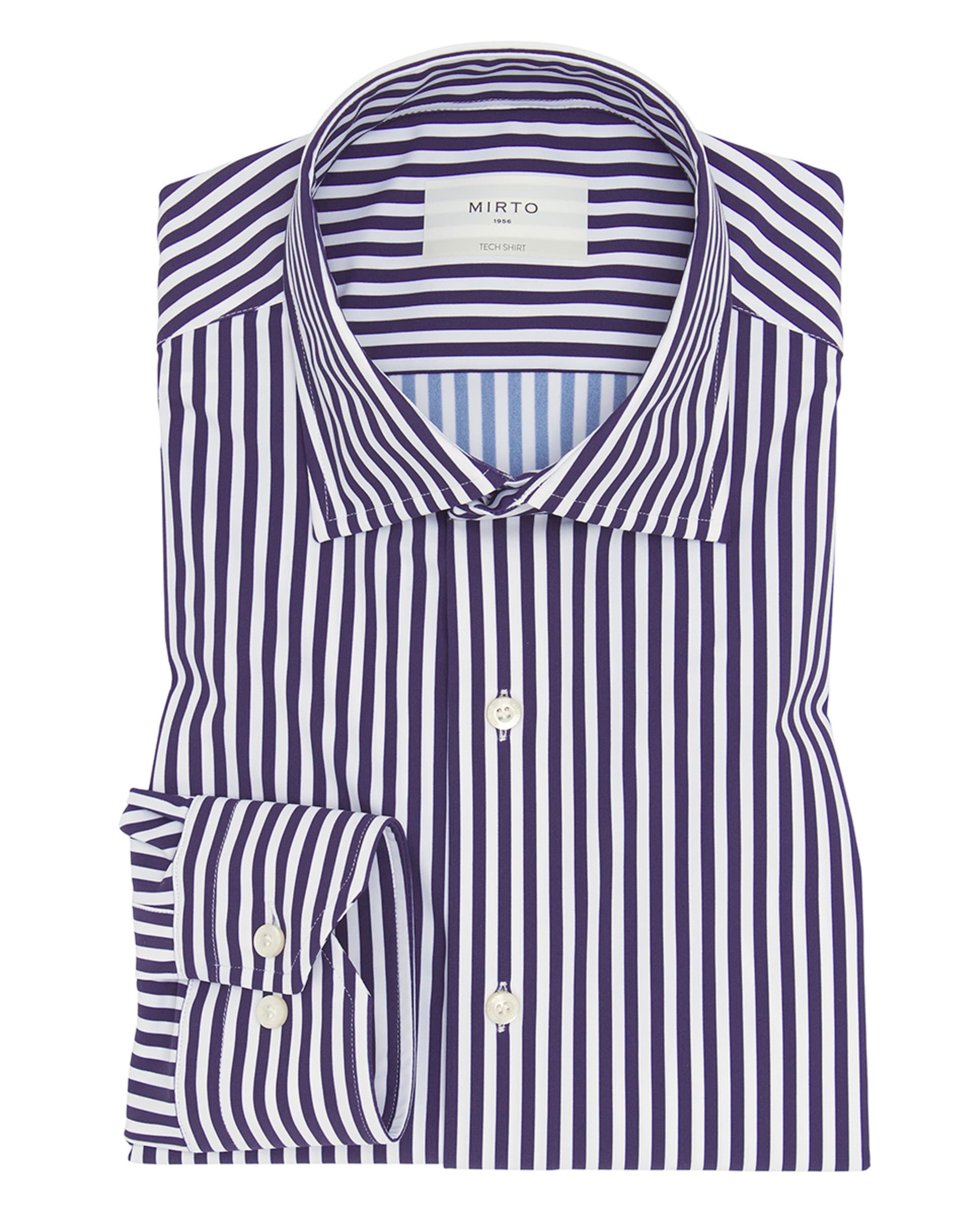 Camisa Clássica Regular Fit "Performance" Tamanhos Grandes Azul-marinho-3