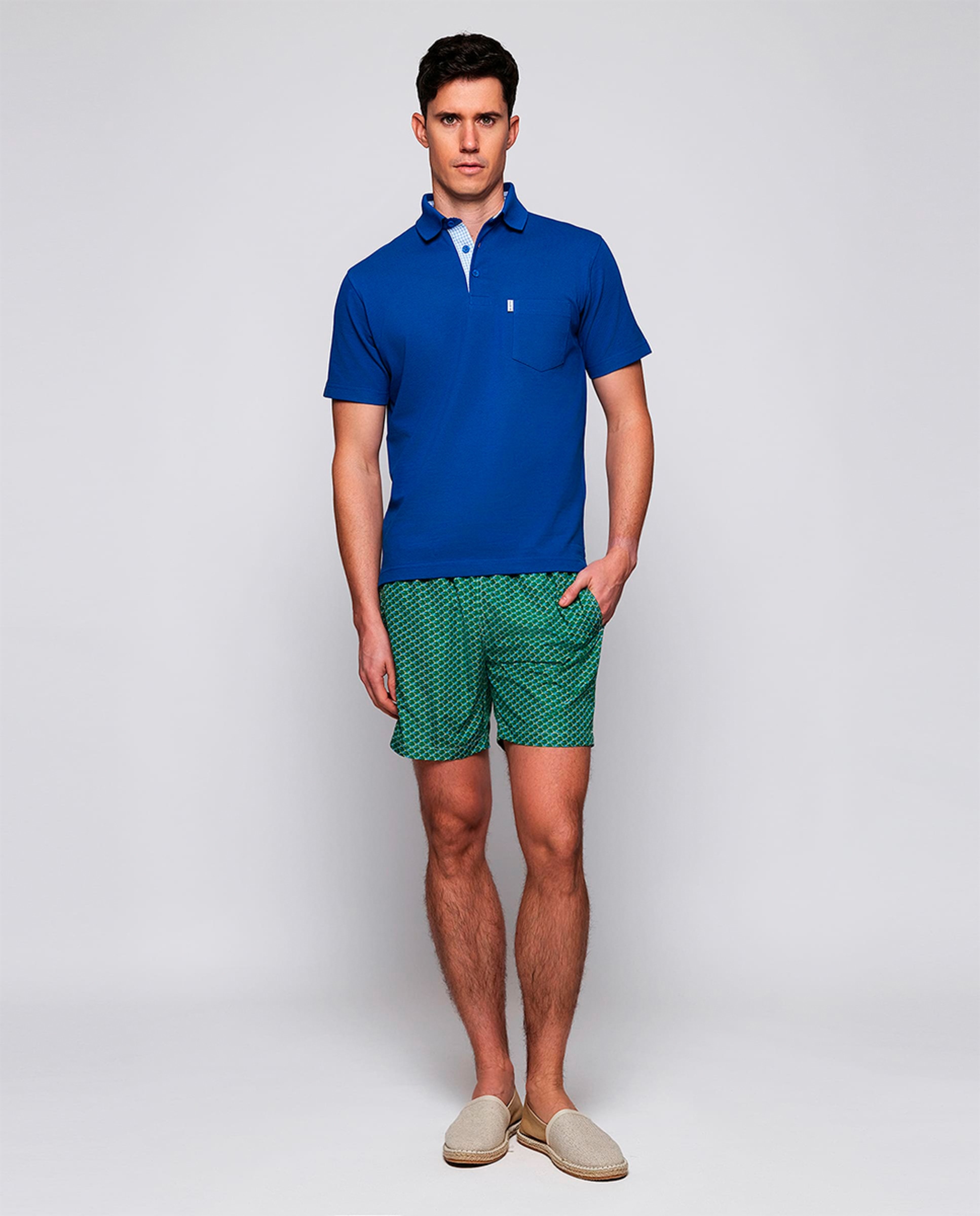 Imagem 0 de Calções de Banho com Estampado de Tartarugas Tamanhos Grandes