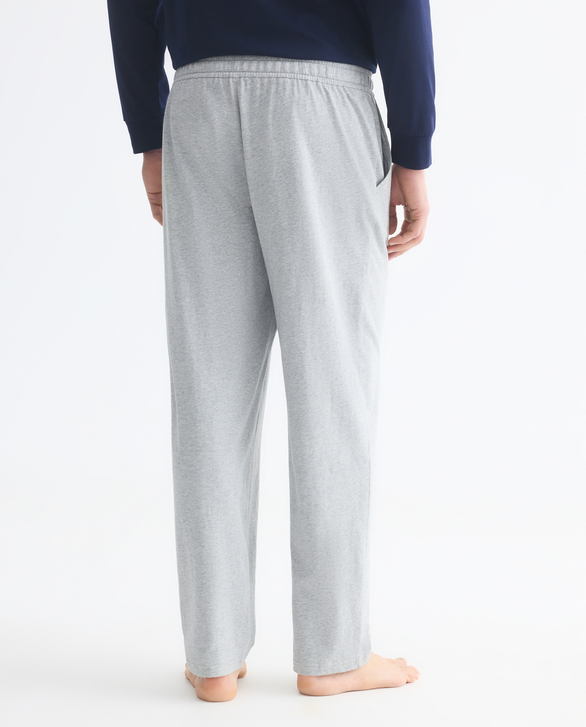 Camisola de Pijama com Algodão Sustentável 820 Cinzento Médio-3