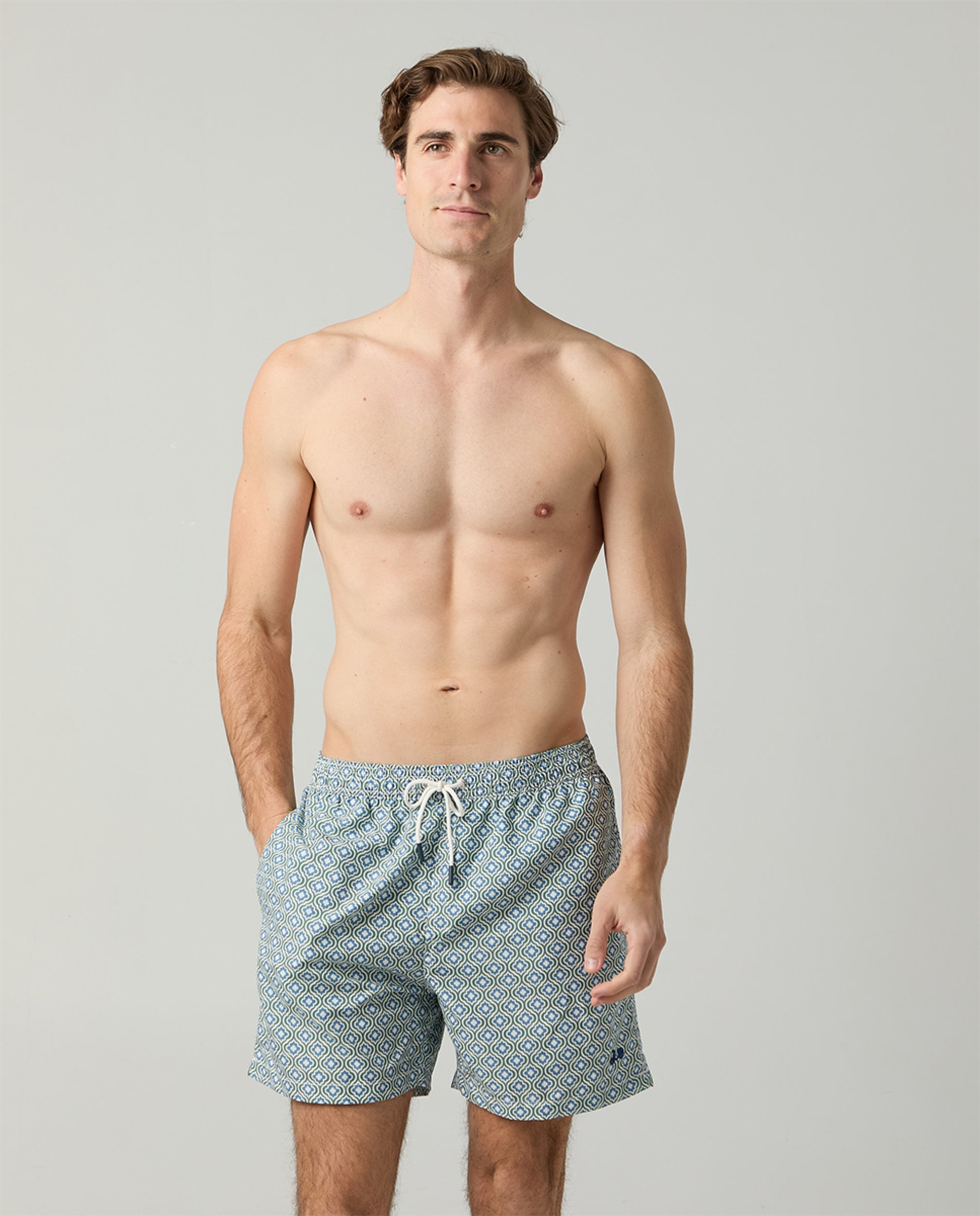 Imagem 0 de Calções de Banho com Dois Bolsos Inclinados