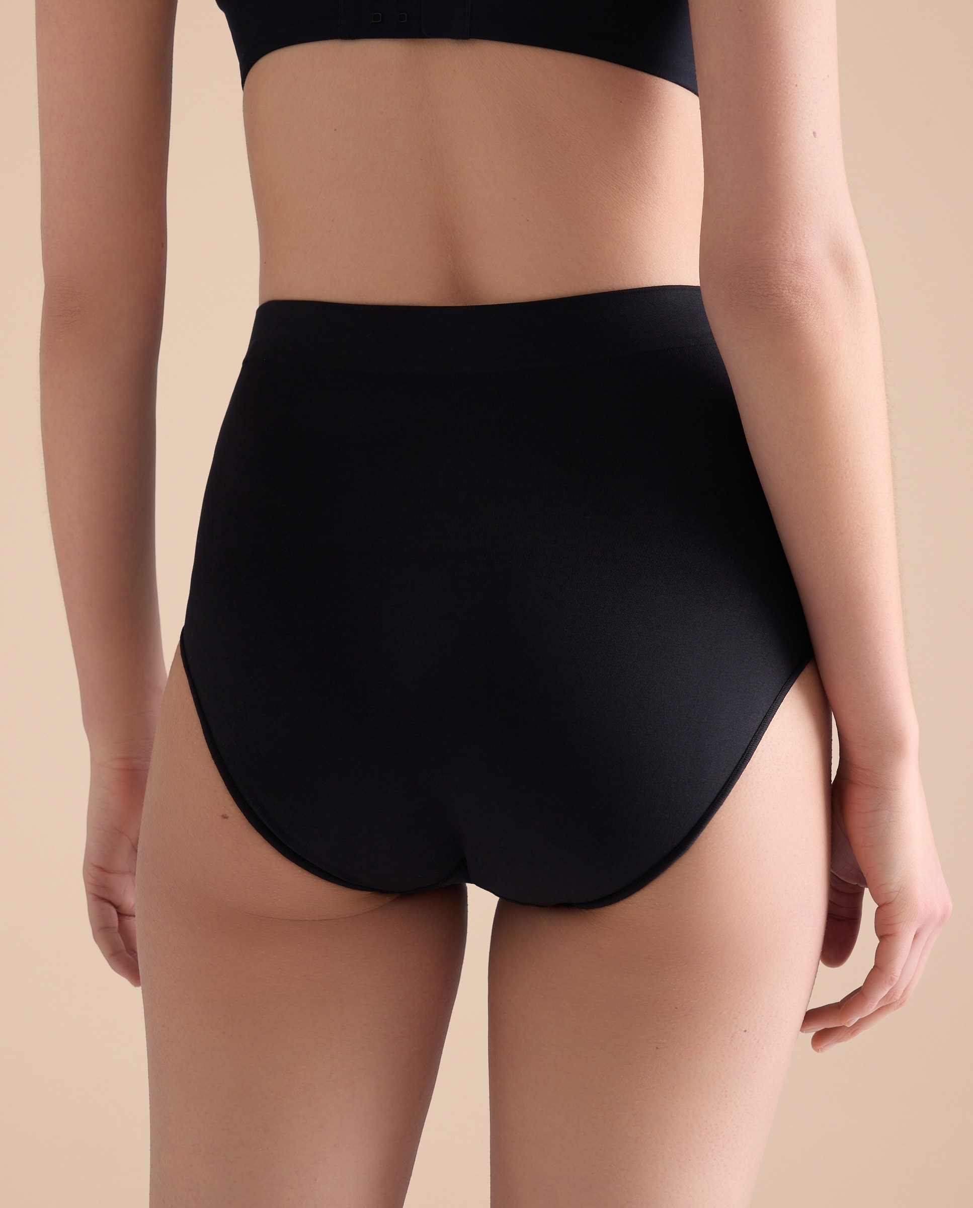 Braga de mujer moldeadora sin costuras - Énfasis - Negro Negro-3